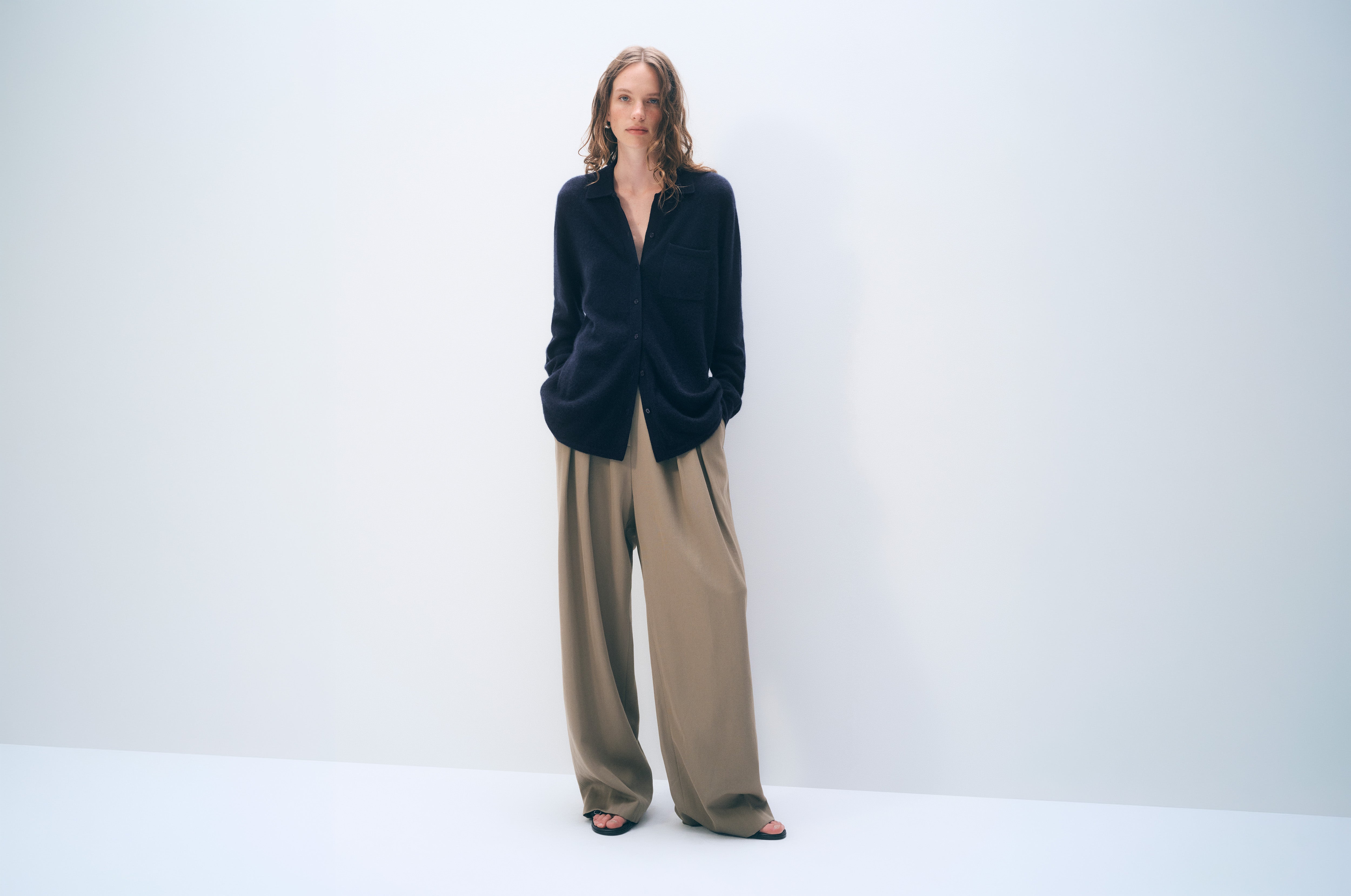Cashmere Button Shirt