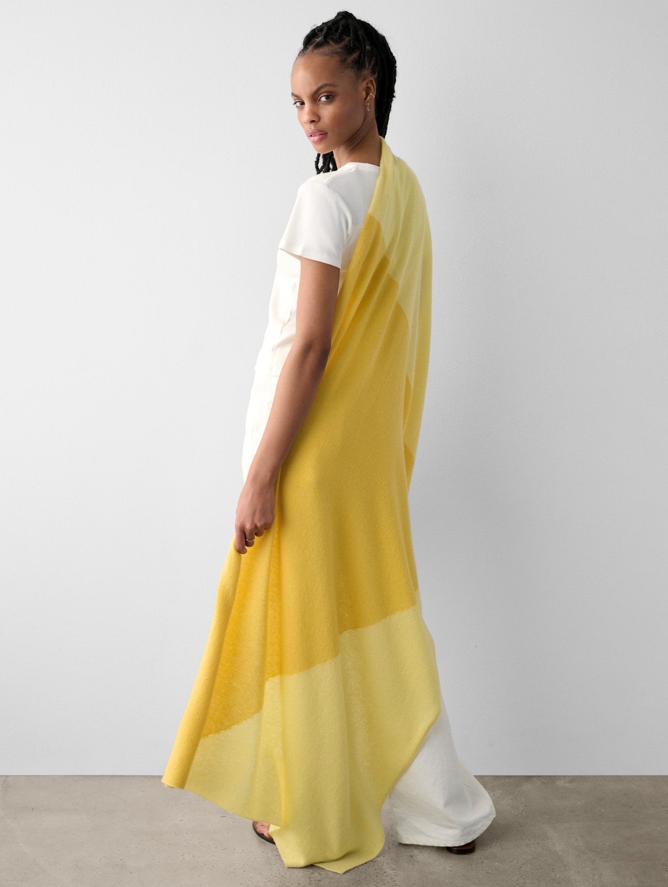 Cashmere Ramona Colorblock Travel Wrap