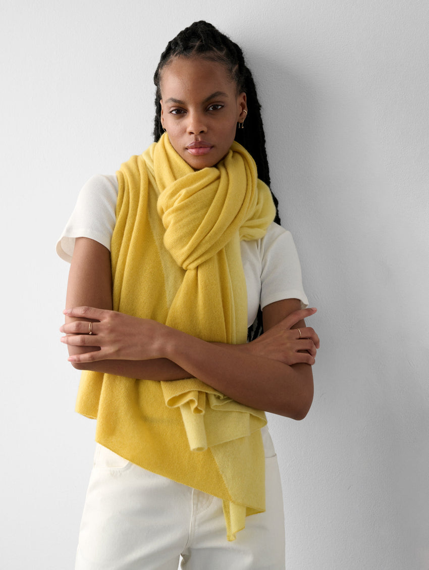 Cashmere Ramona Colorblock Travel Wrap