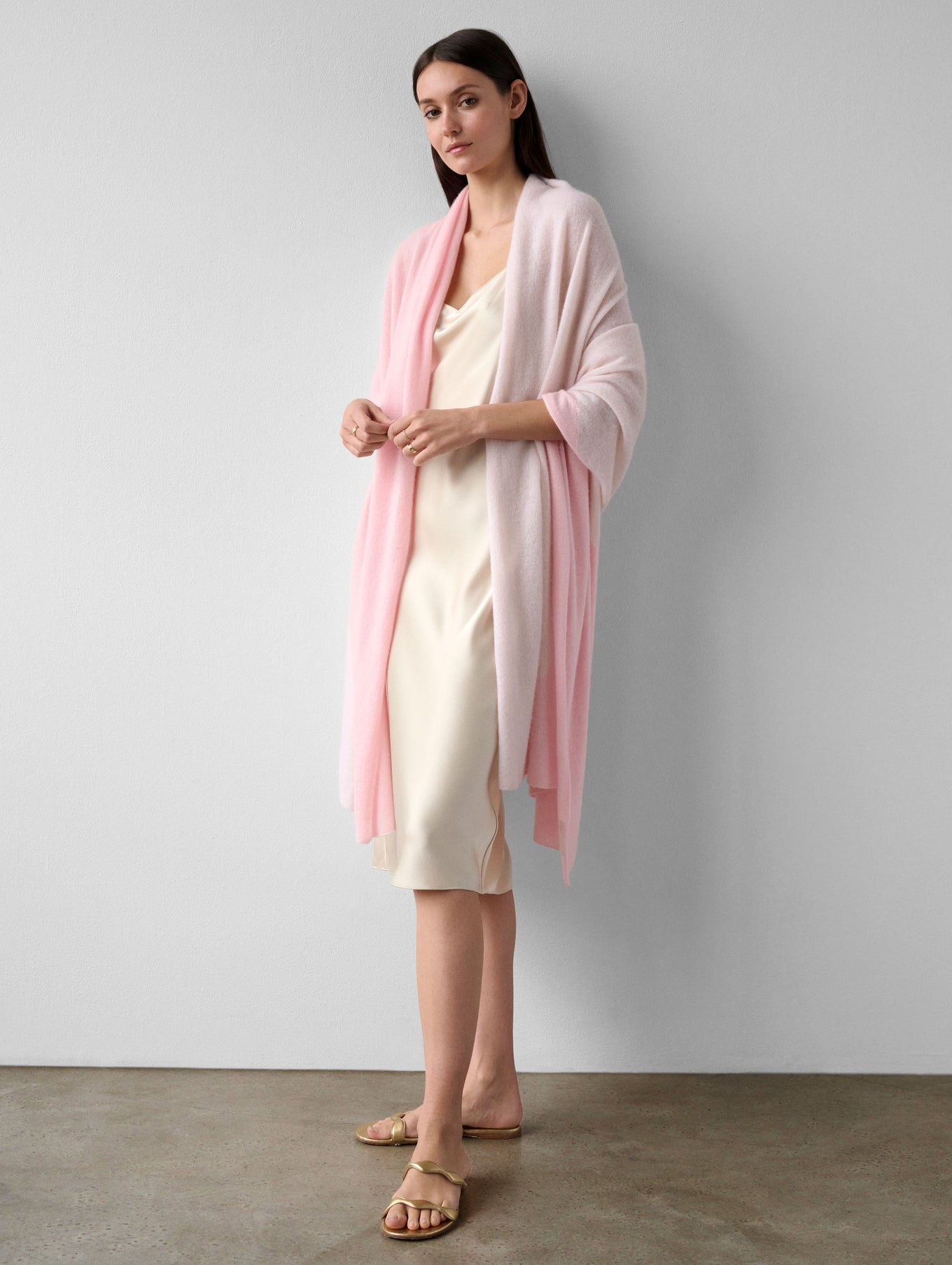 Cashmere Ramona Colorblock Travel Wrap