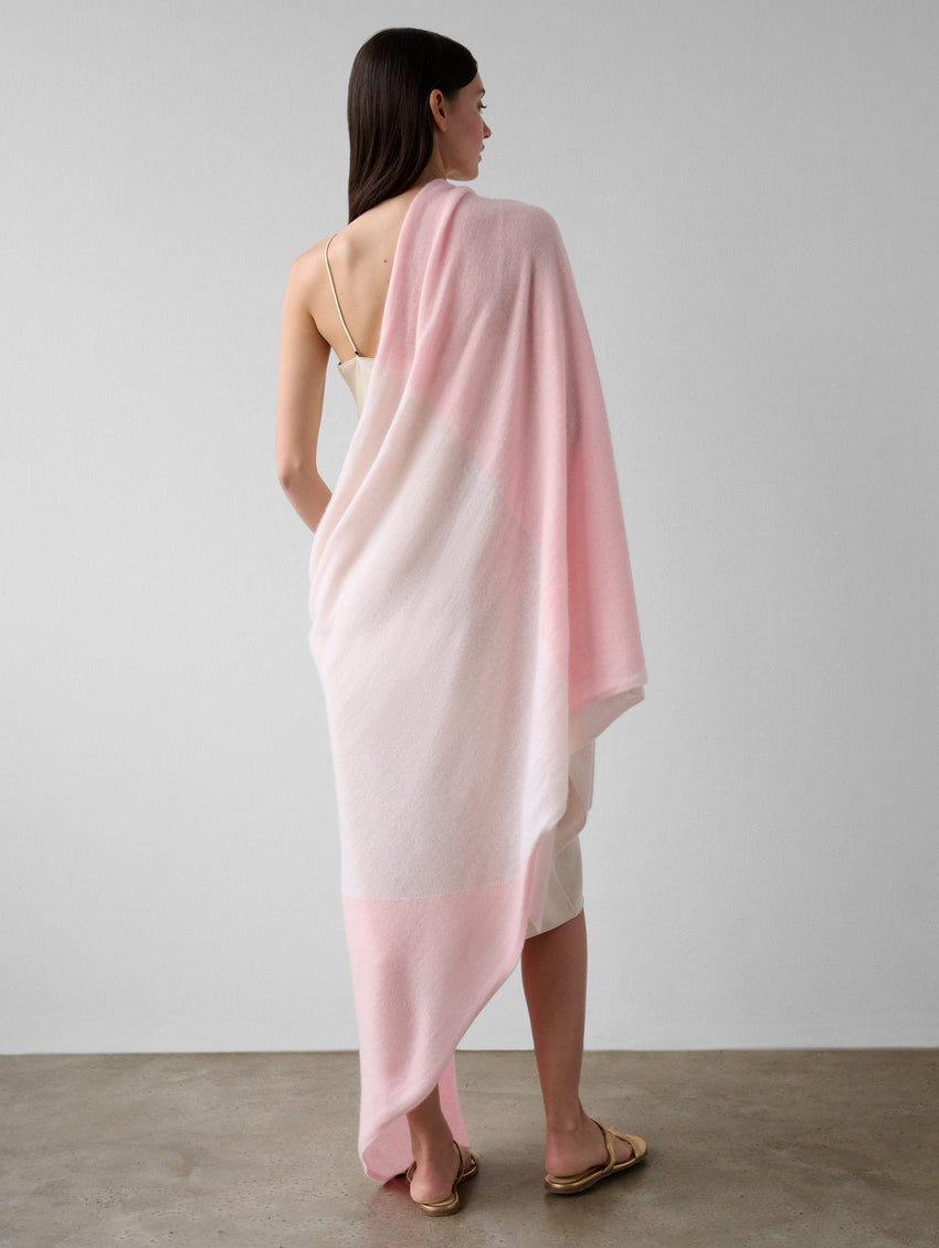 Cashmere Ramona Colorblock Travel Wrap