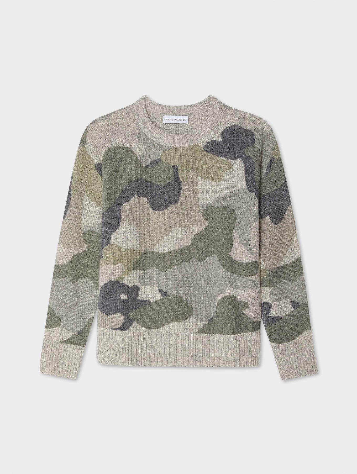 Cashmere Camo Waffle Sweatshirt