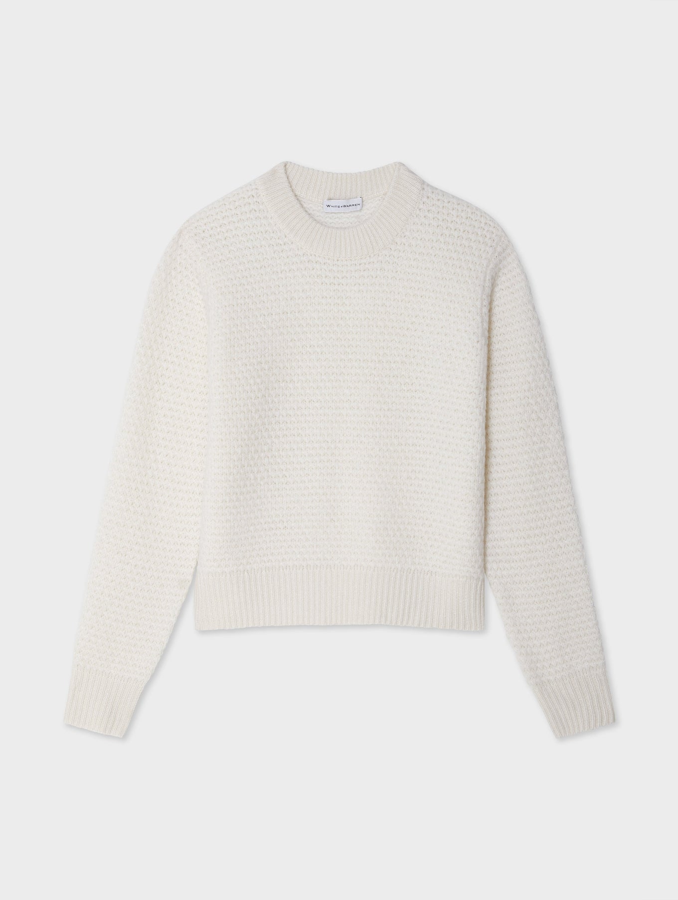 Cashmere Textured Crewneck