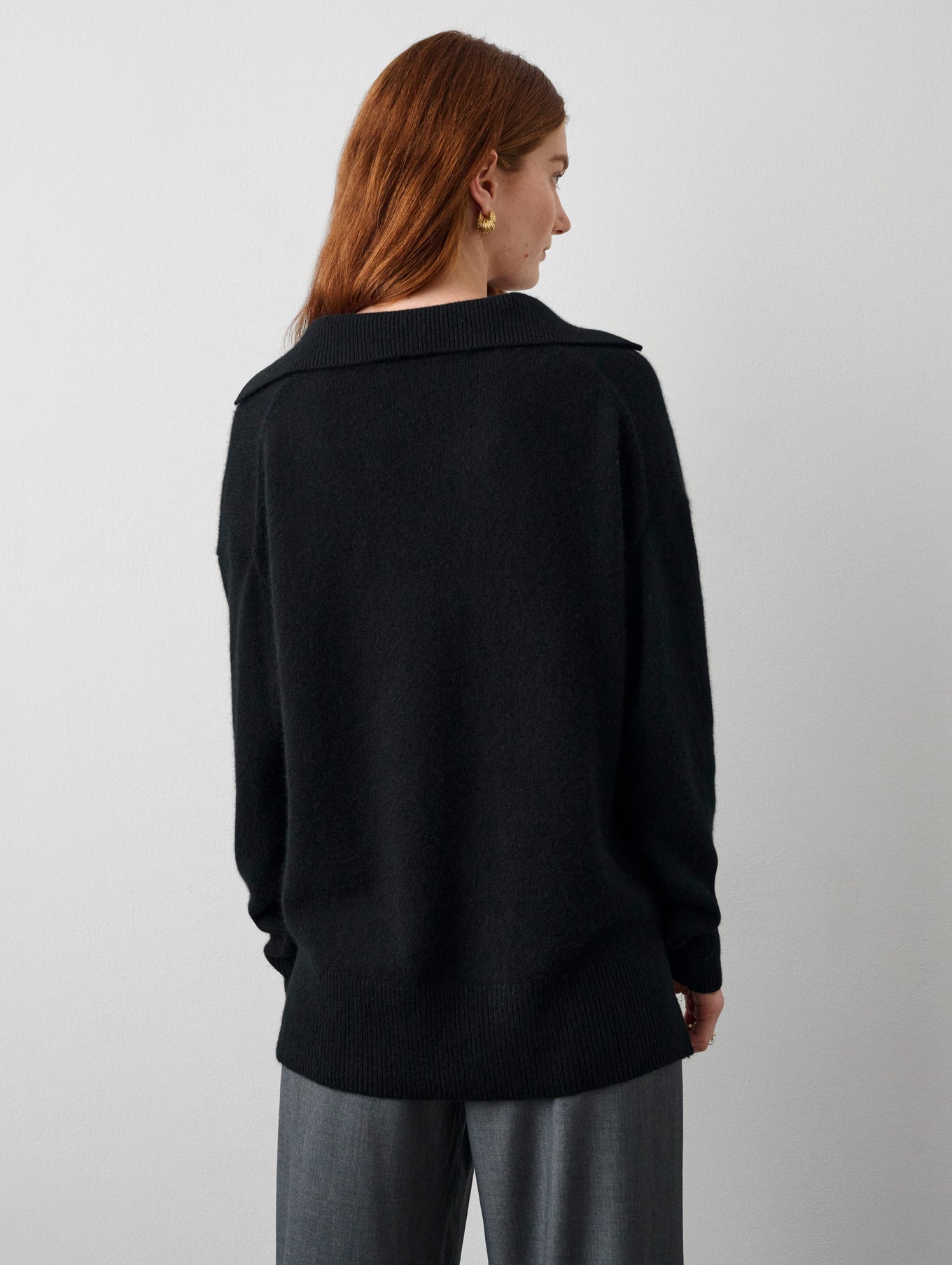 Cashmere Polo Sweater