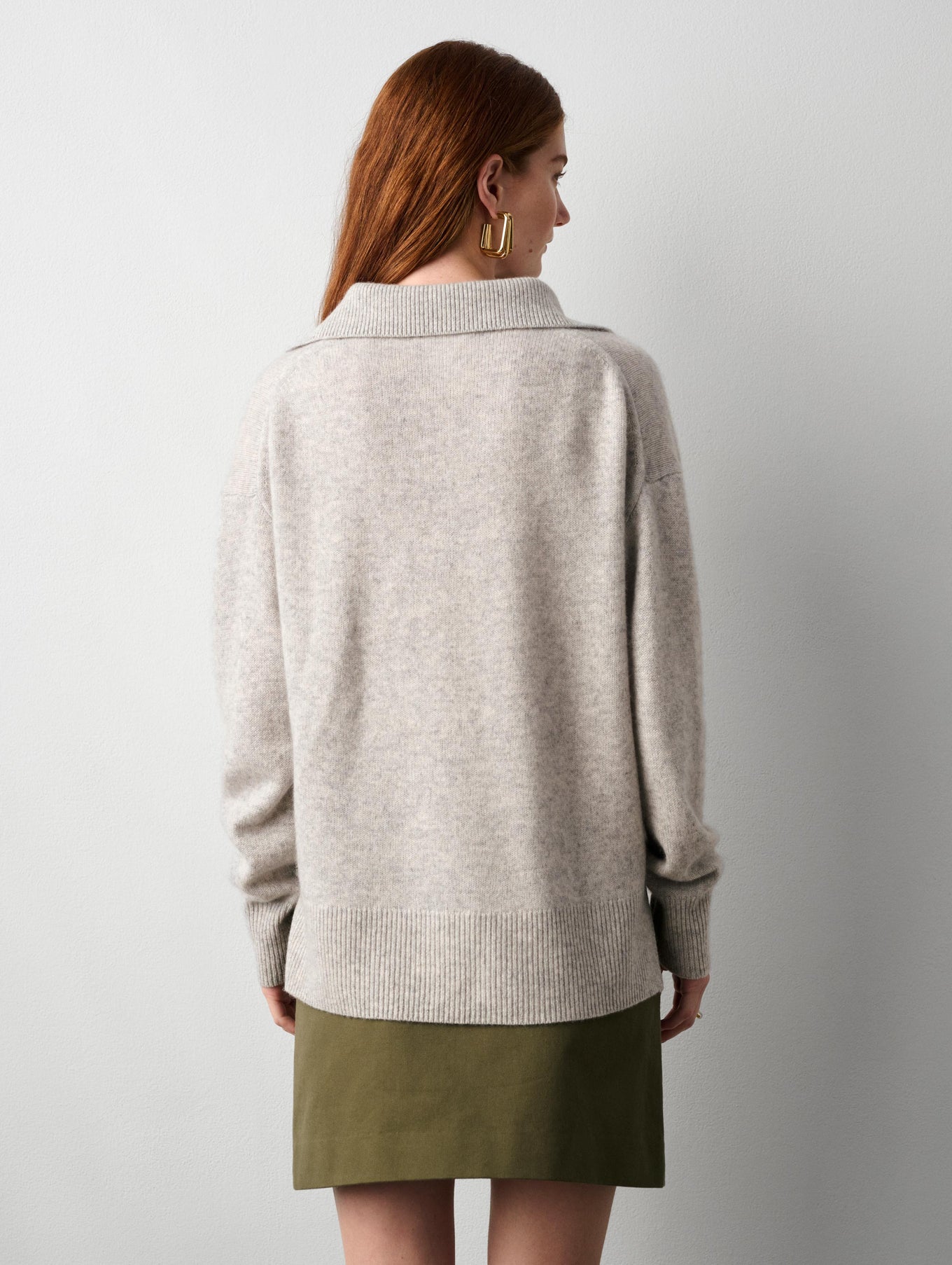 Cashmere Polo Sweater