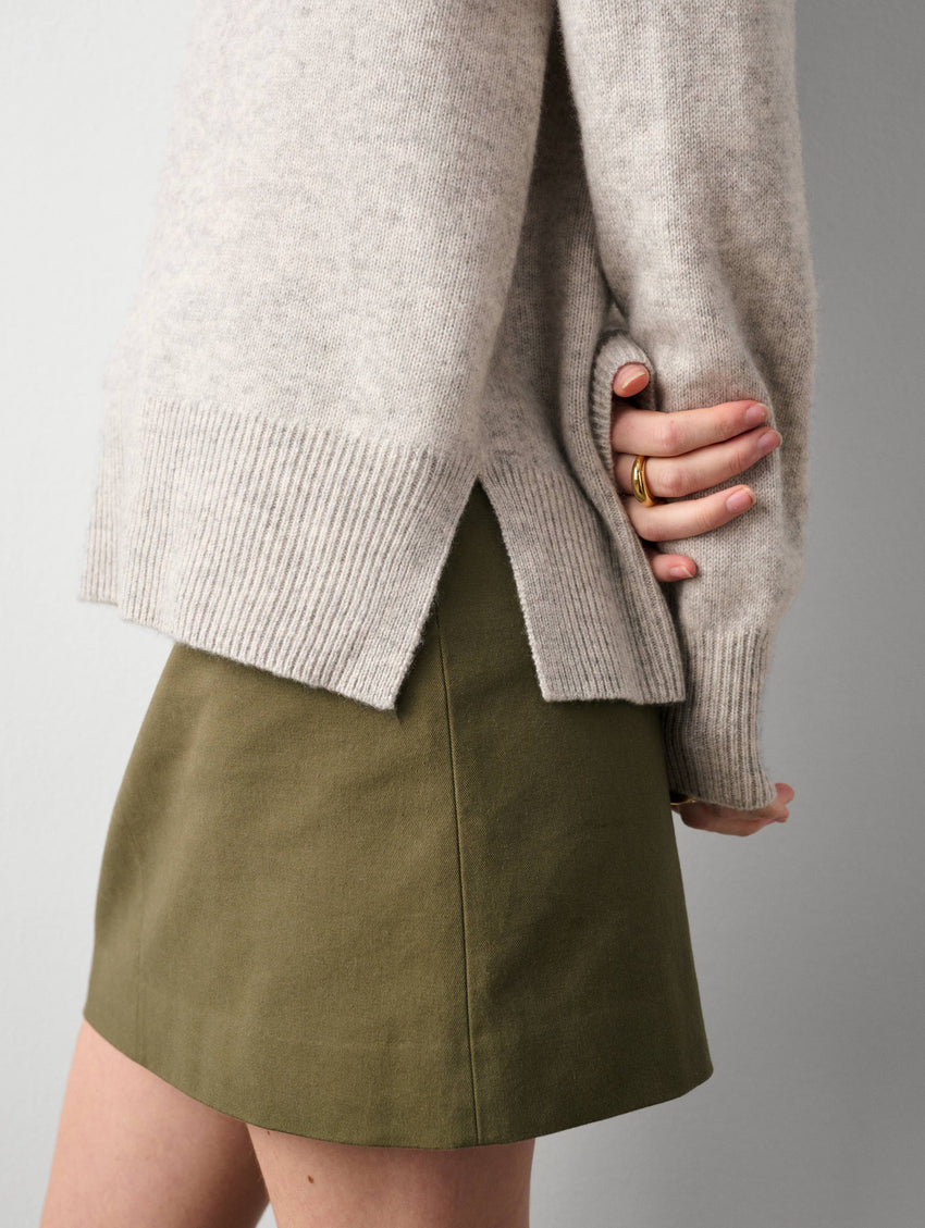 Cashmere Polo Sweater