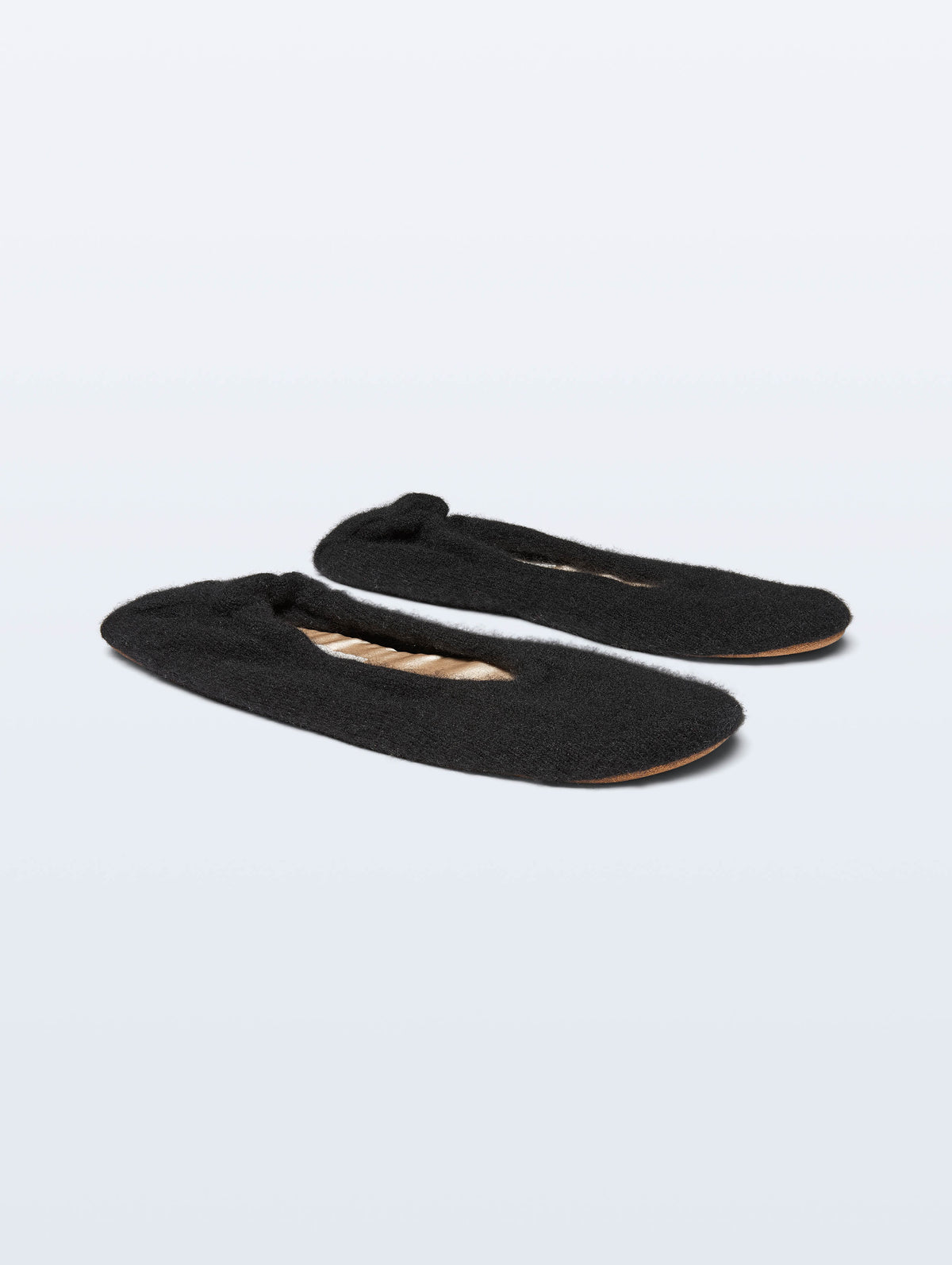 Cashmere Ballet Slipper | Black