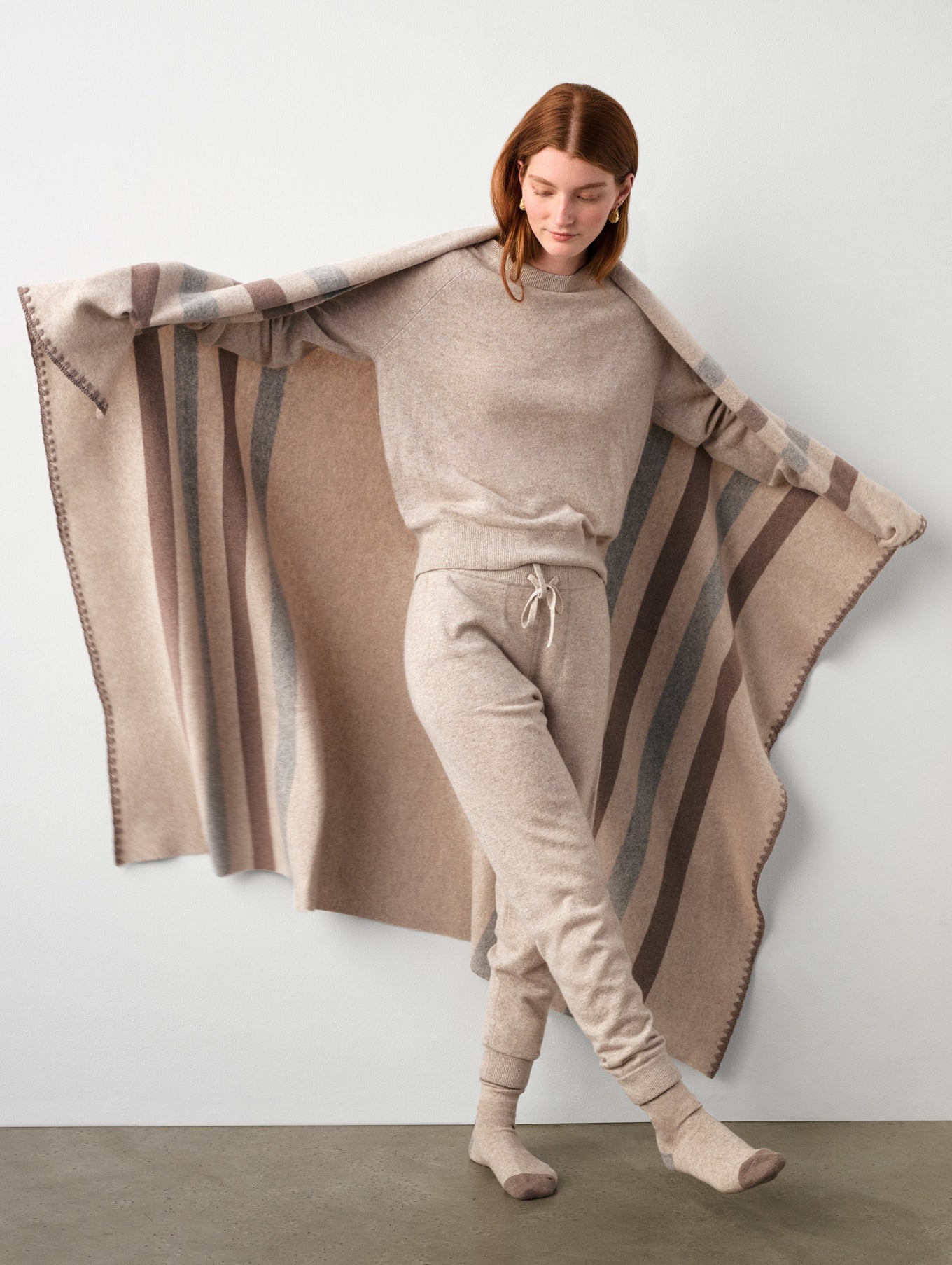 Cashmere Color Block Sock