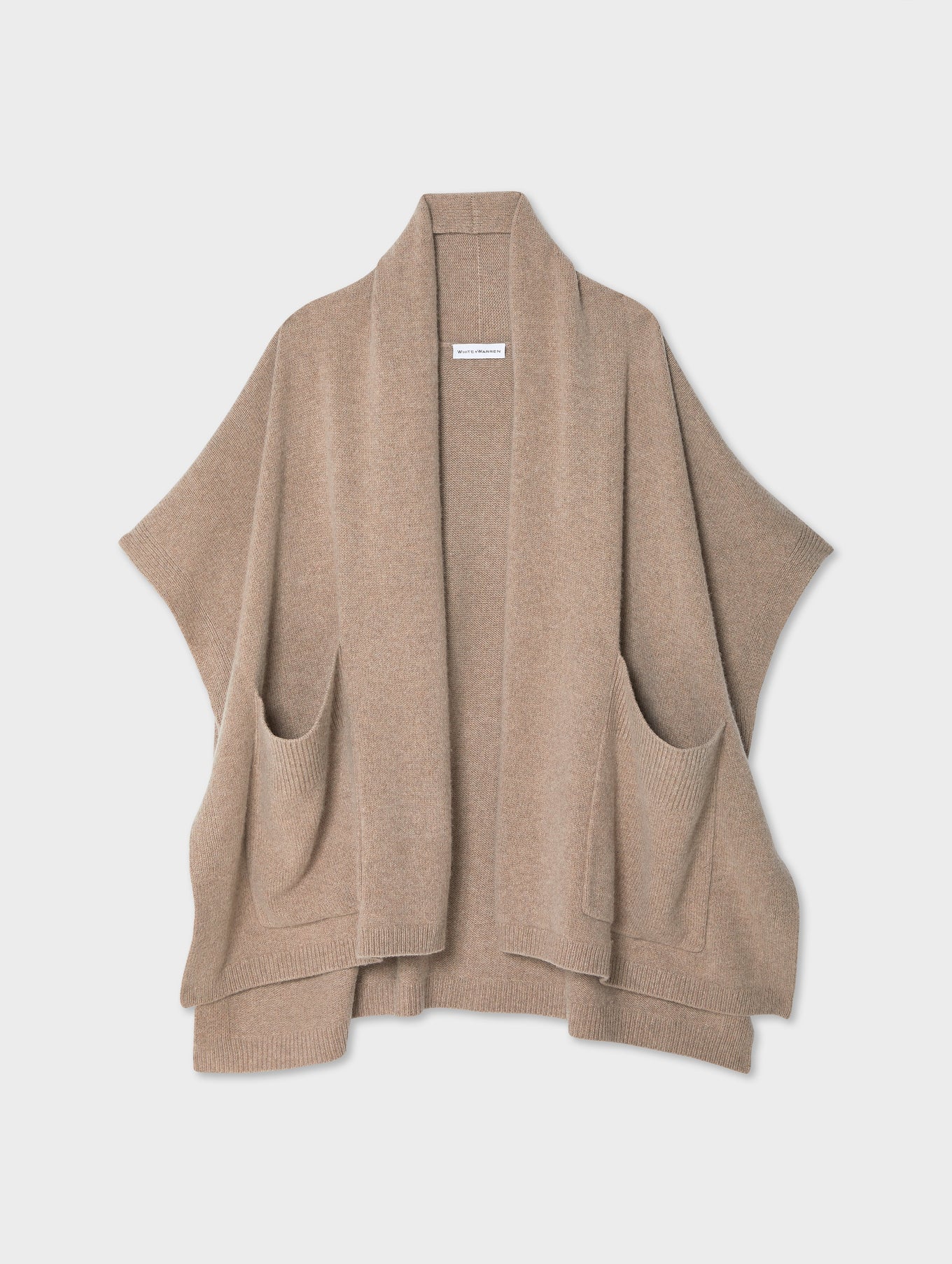 Merino Cashmere Open Poncho