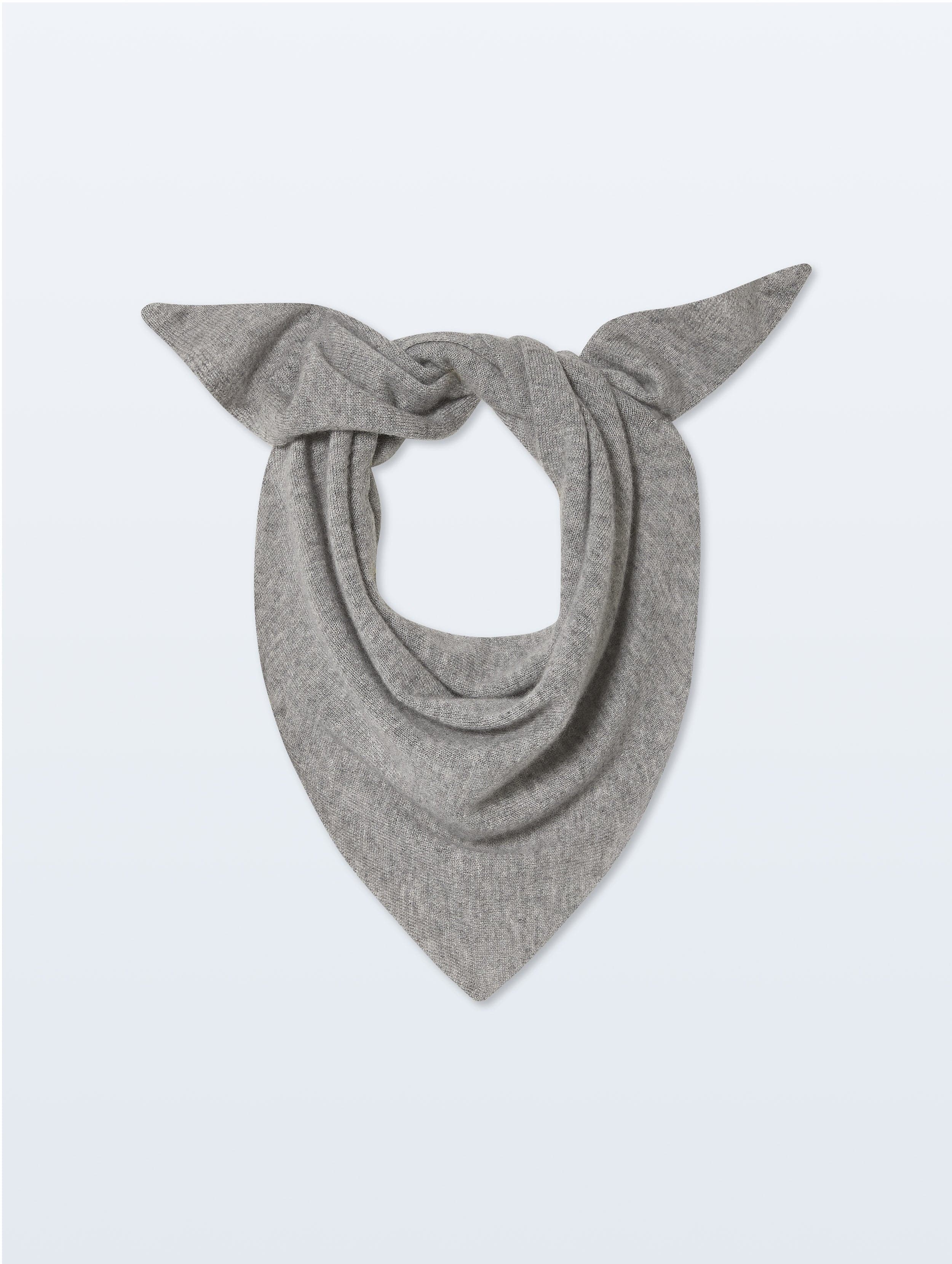 Cashmere Neckerchief | Grey Heather