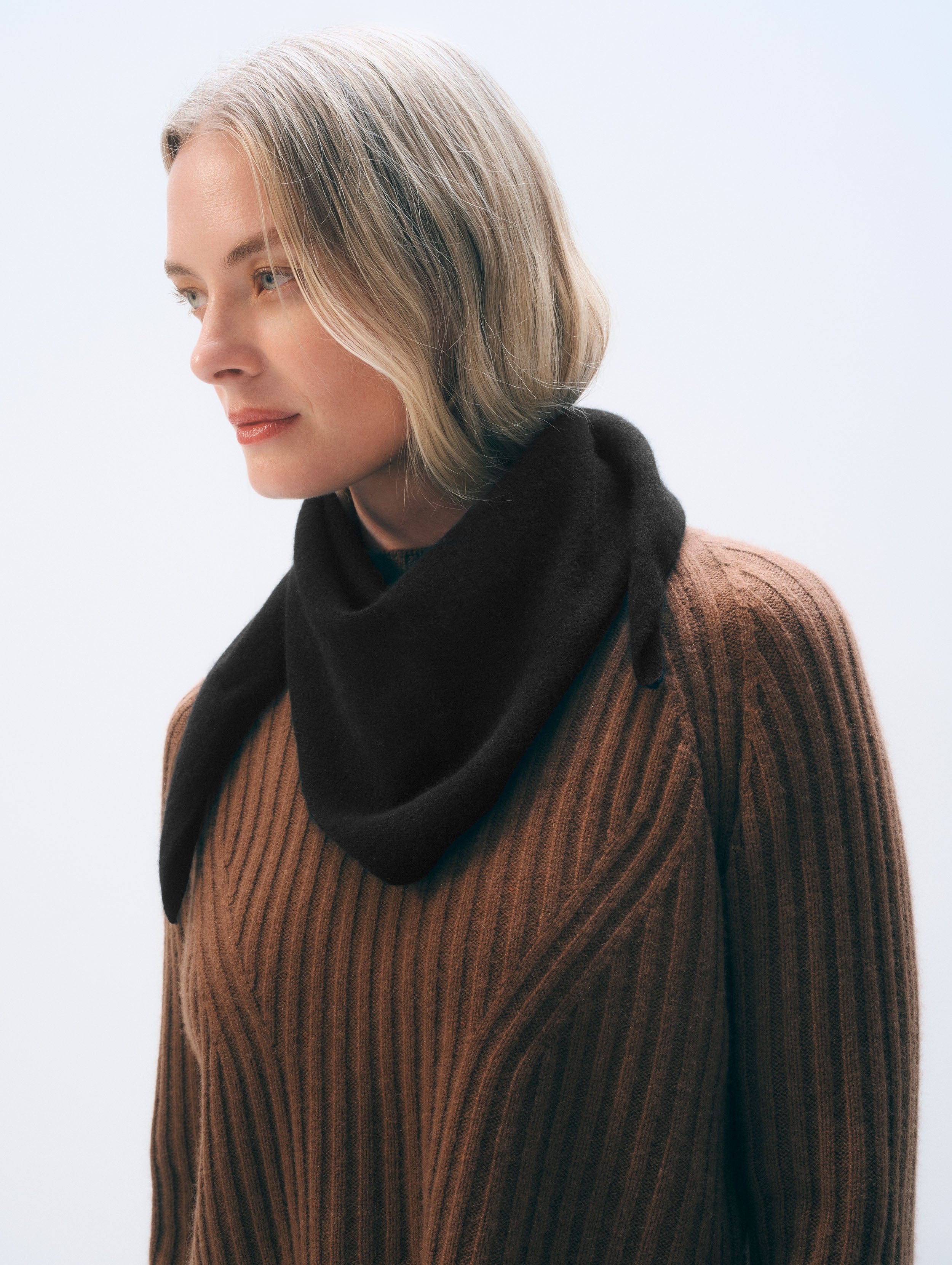 Cashmere Neckerchief | Black