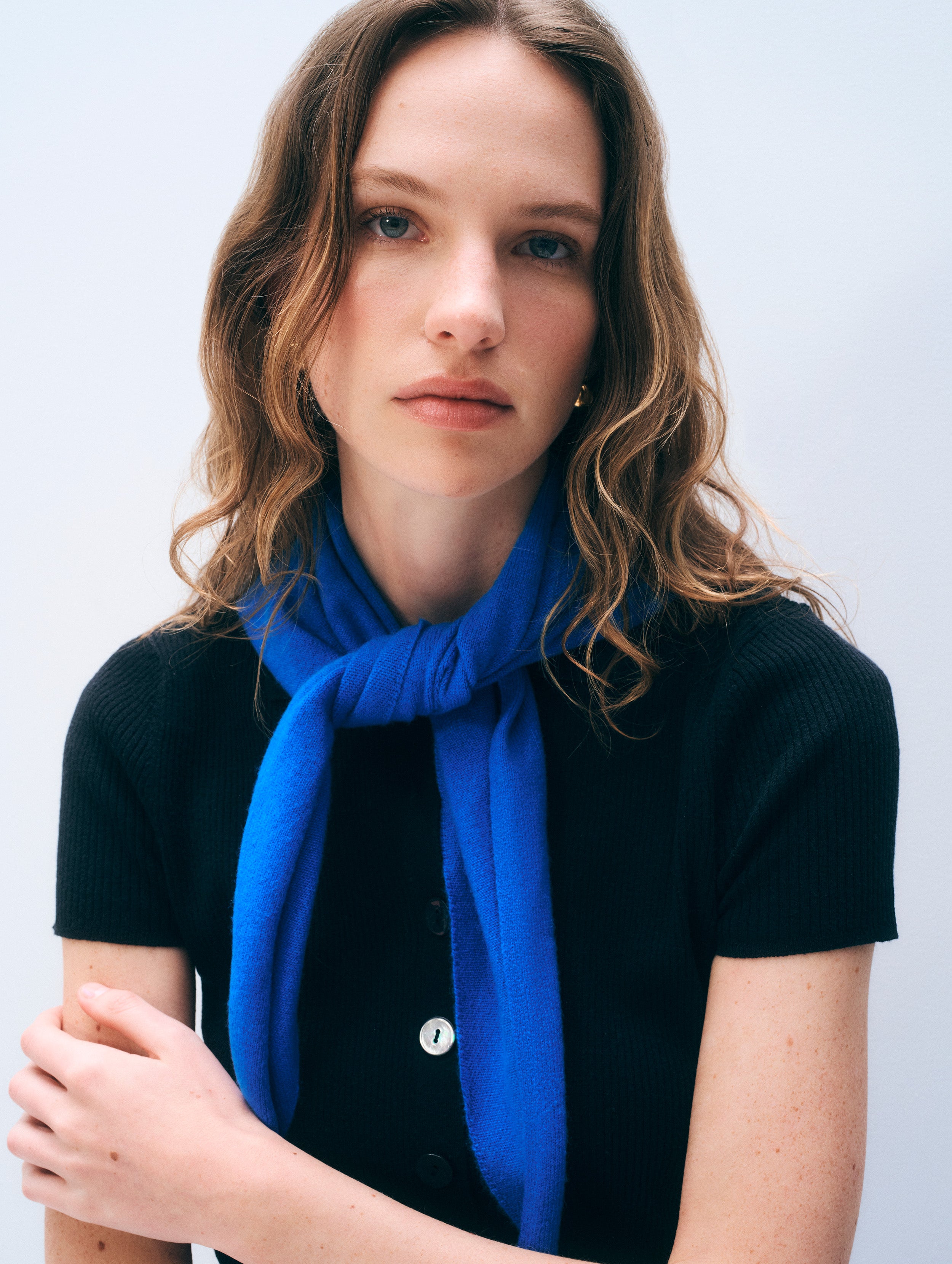 Cashmere Neckerchief | Bright Azure