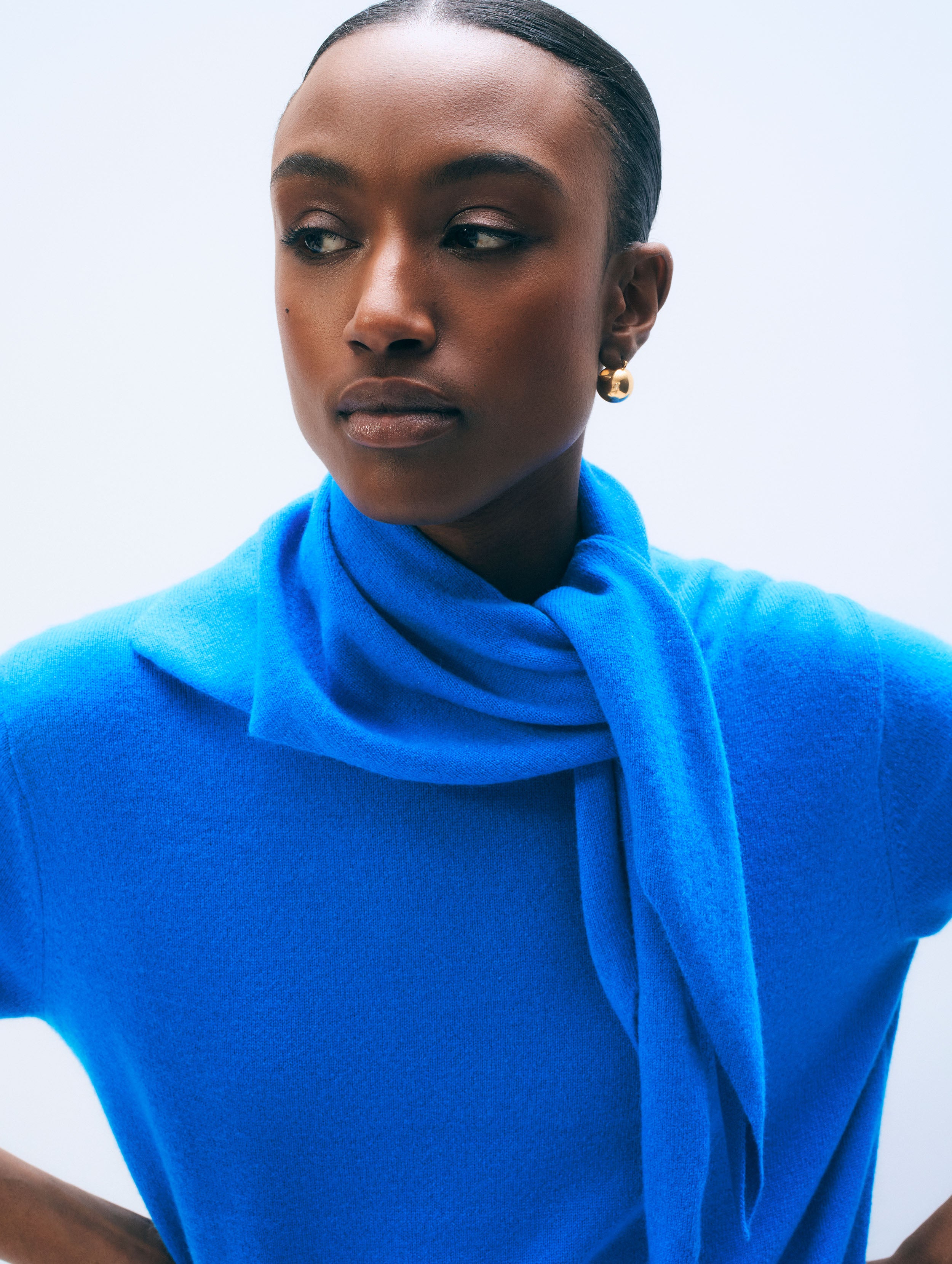 Cashmere Neckerchief | Bright Azure