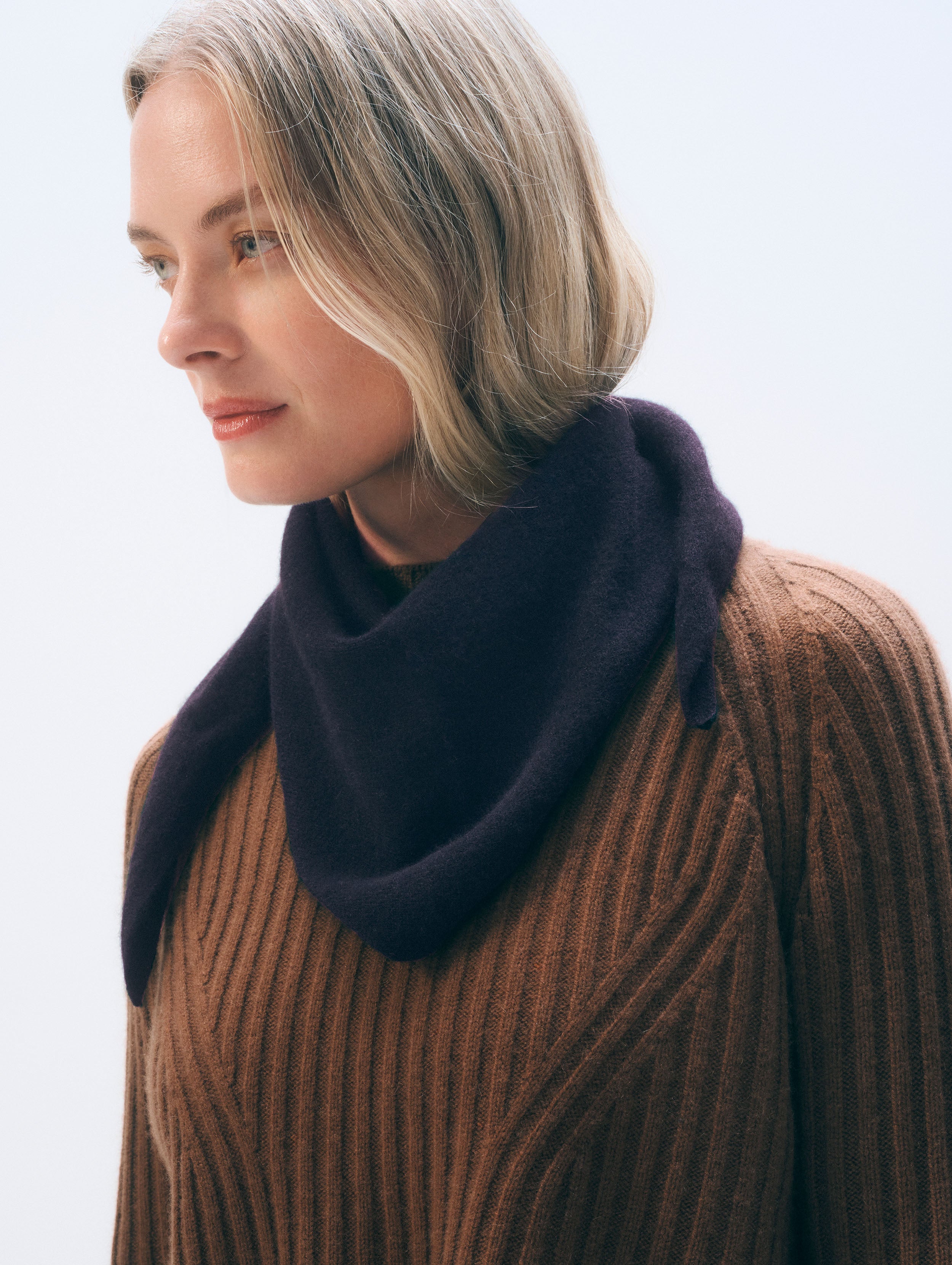 Cashmere Neckerchief | Deep Navy