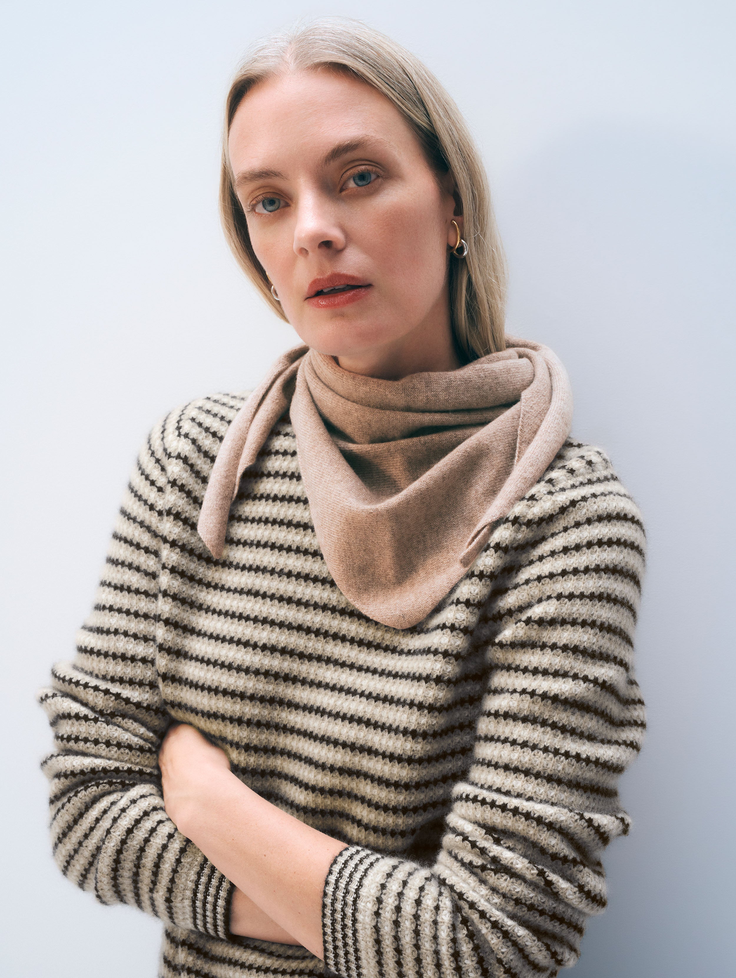 Cashmere Neckerchief | Muted Camel