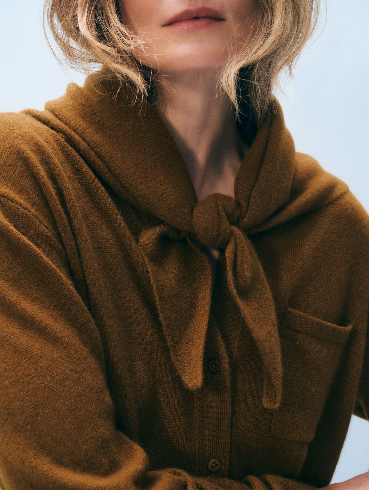 Cashmere Neckerchief | Antique Gold