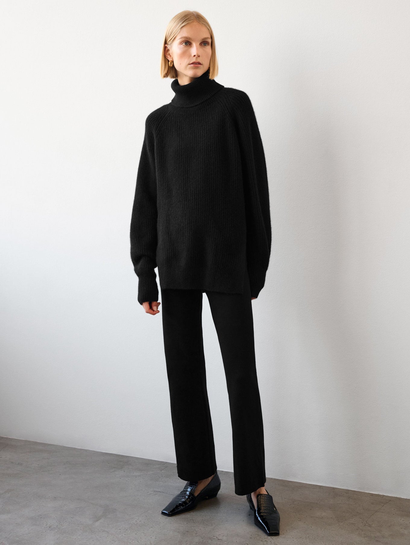 Cashmere Luxe Ribbed Turtleneck