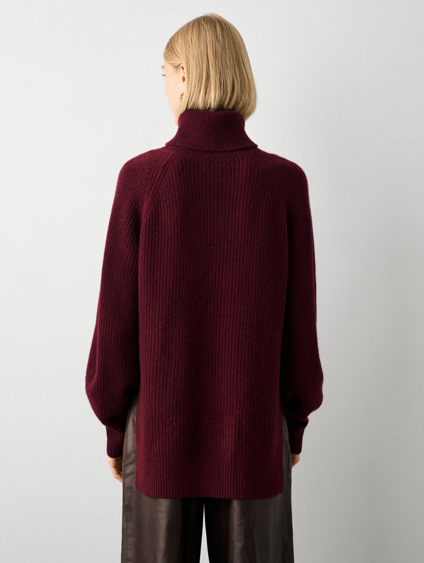 Cashmere Luxe Ribbed Turtleneck