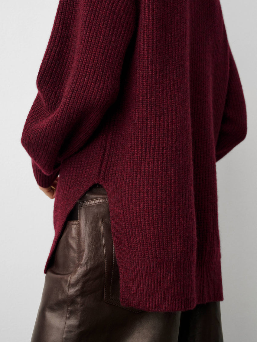 Cashmere Luxe Ribbed Turtleneck