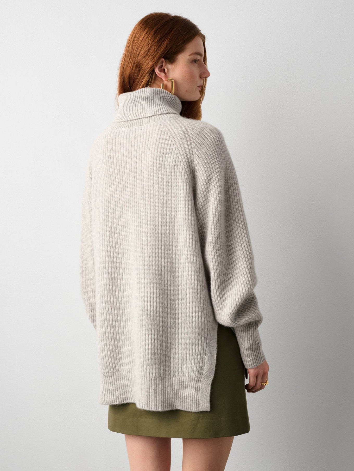 Cashmere Luxe Ribbed Turtleneck