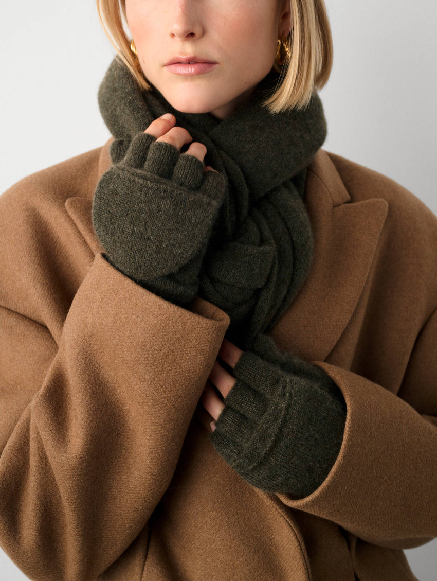 Cashmere Pop Top Glove