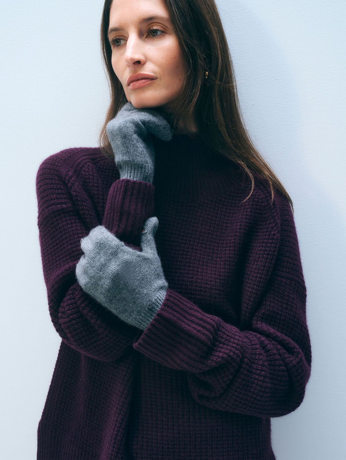 Cashmere Pop Top Glove