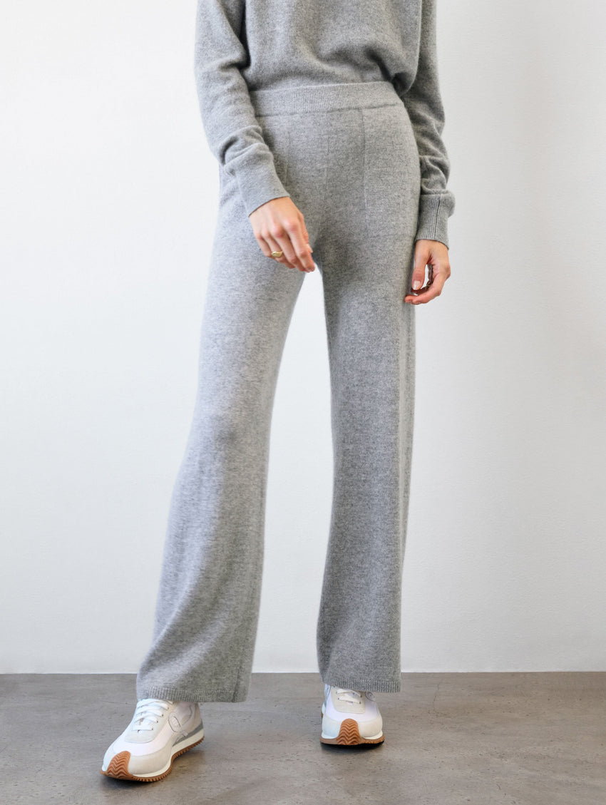 Cashmere Wide Leg Pant