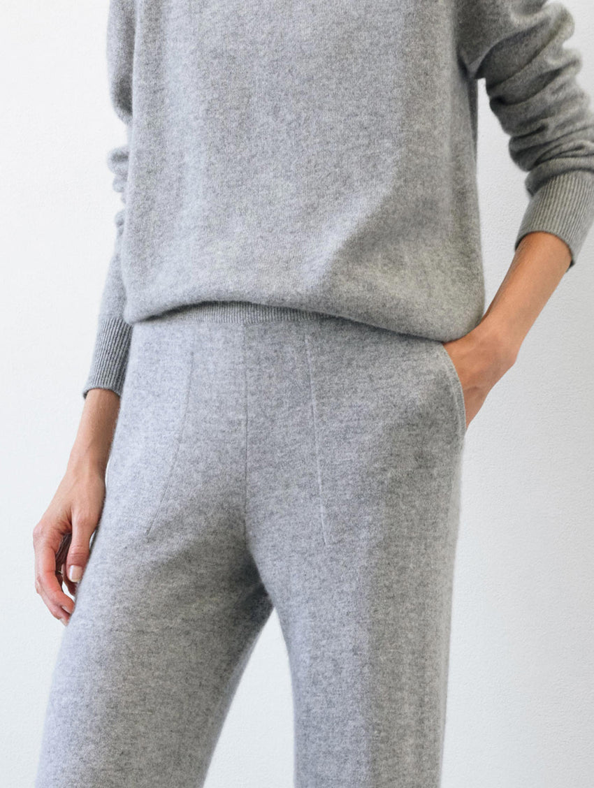 Cashmere Wide Leg Pant