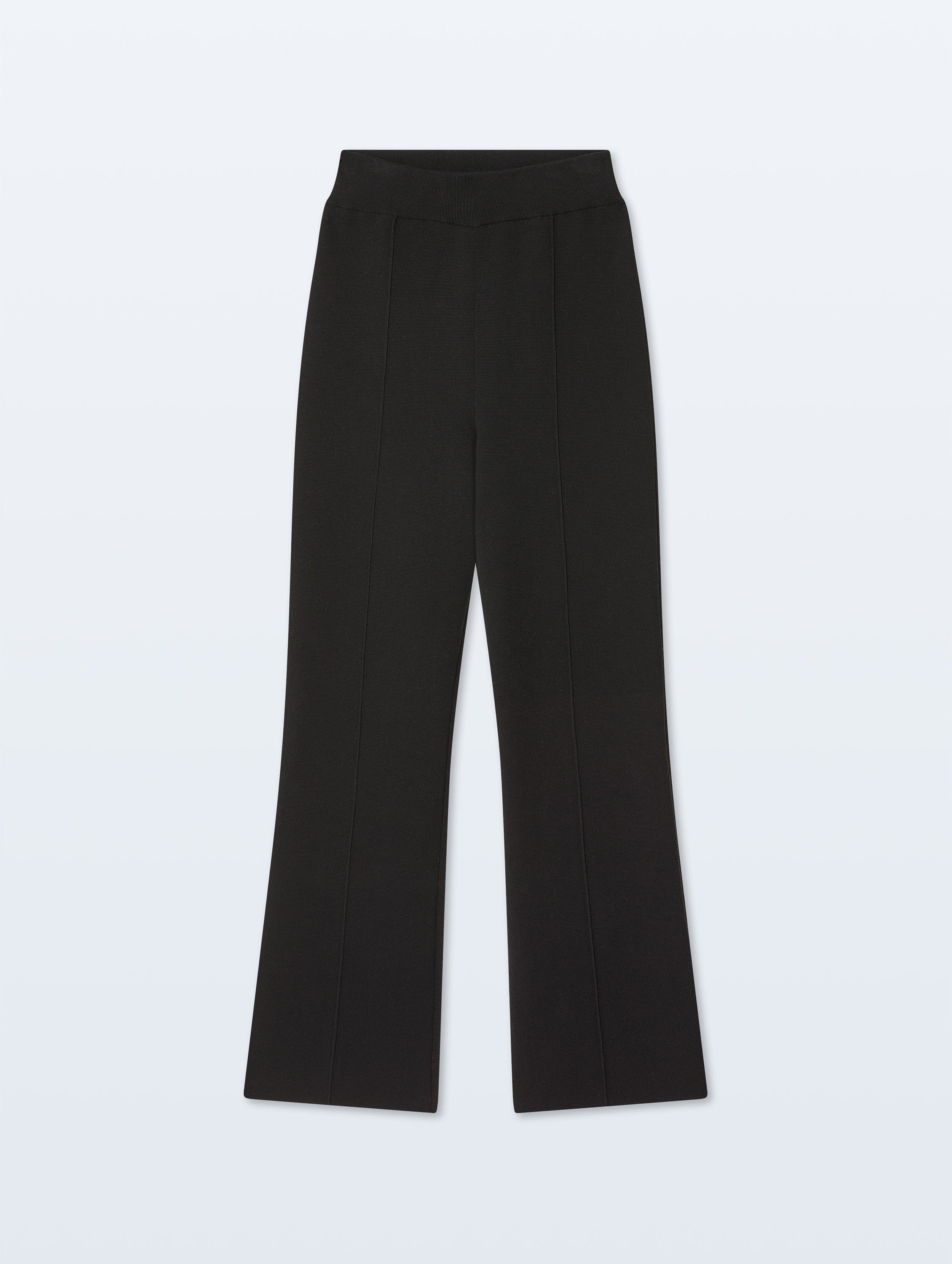 美品 Lサイズ enof stretch flare pants ブラック ENOF stretch flare pants ブラック L