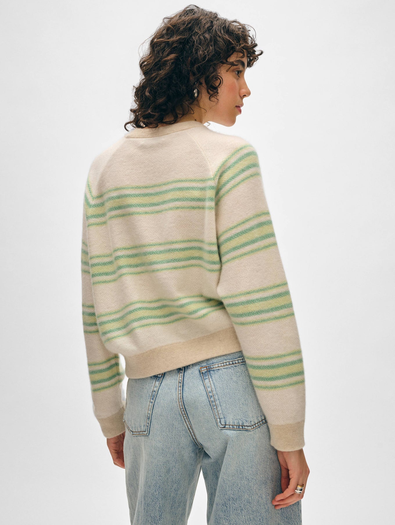 Cashmere Blanket Stripe Sweatshirt