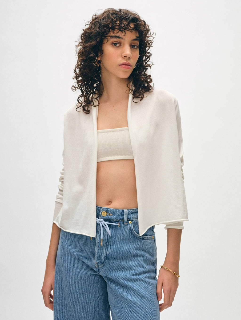 White and warren trapeze cardigan hotsell