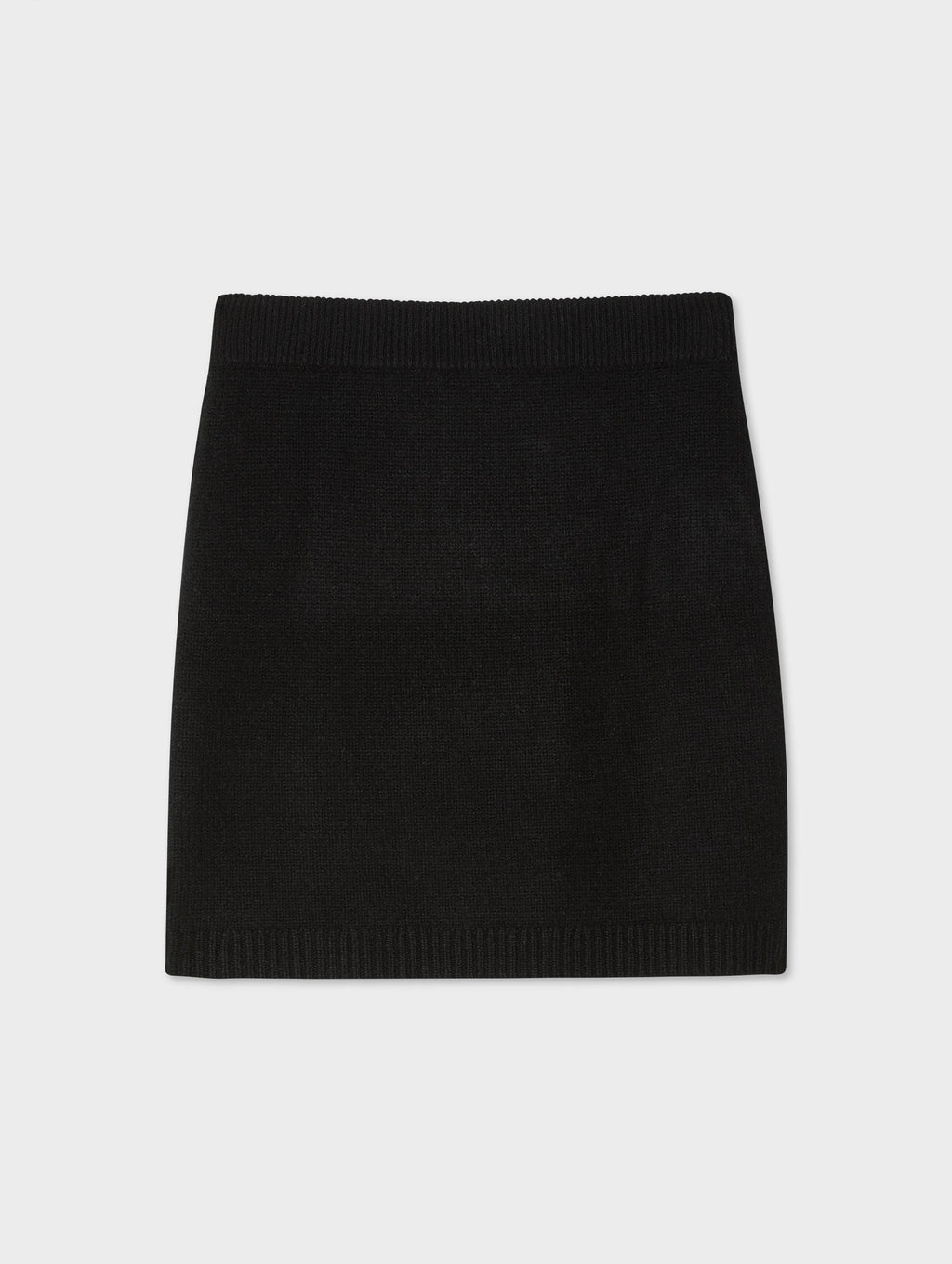 Cashmere Mini Skirt White + Warren