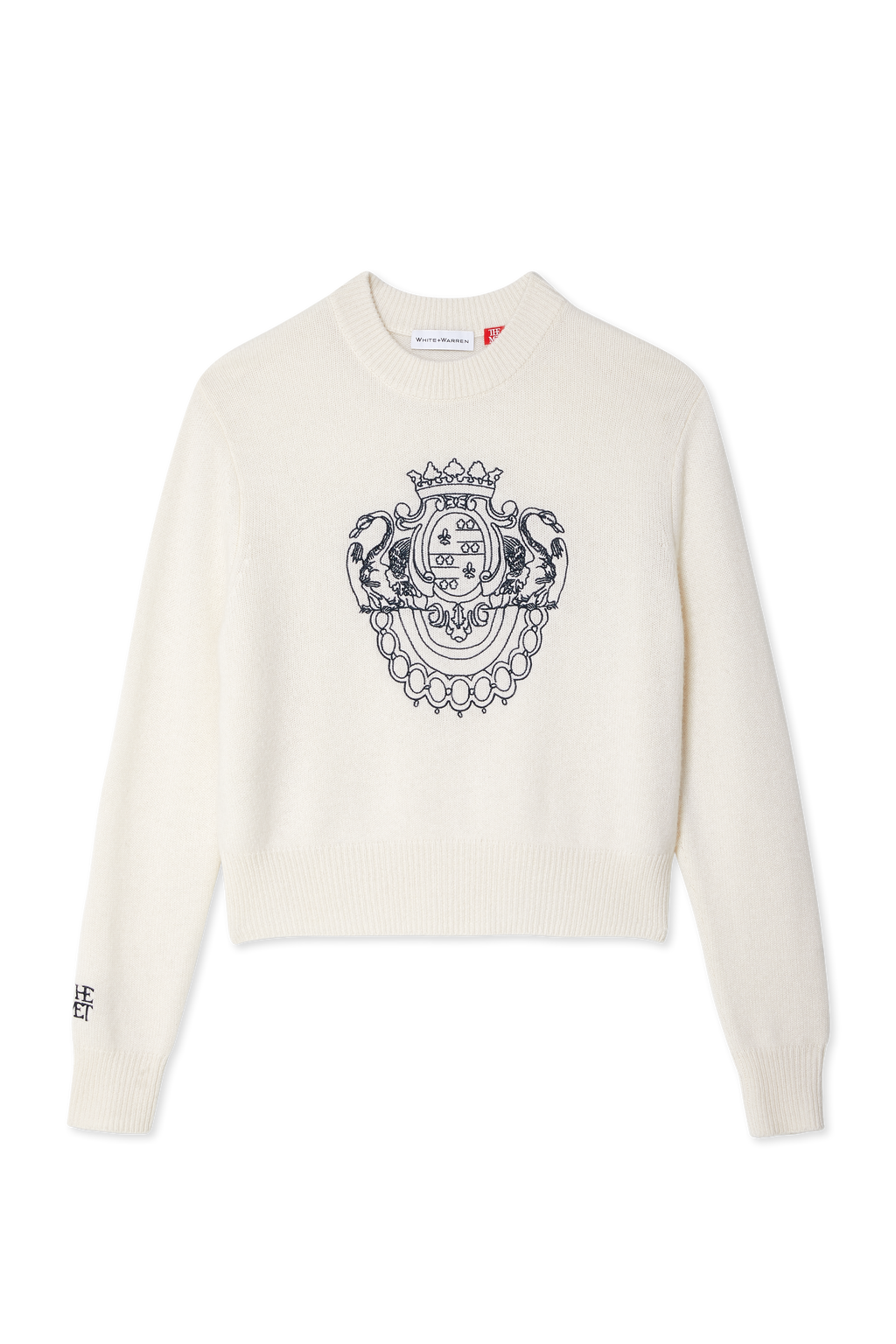 White and warren online cashmere sweatshirt