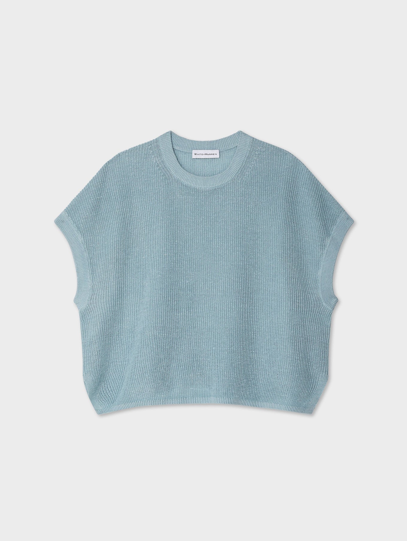 Linen Ribbed Easy Tee