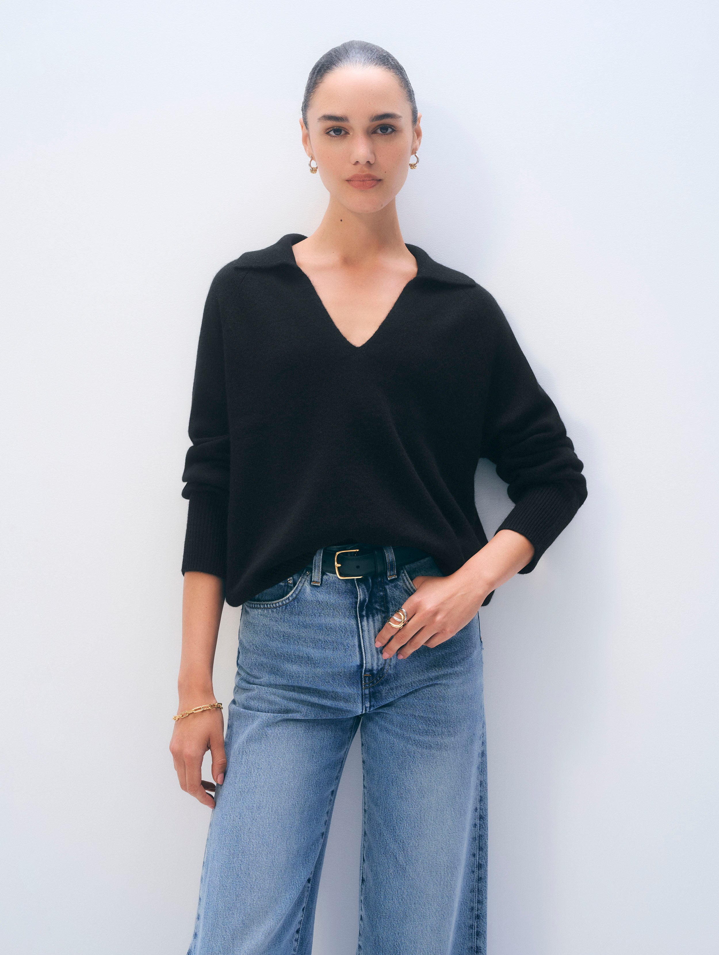 Cashmere Easy Polo