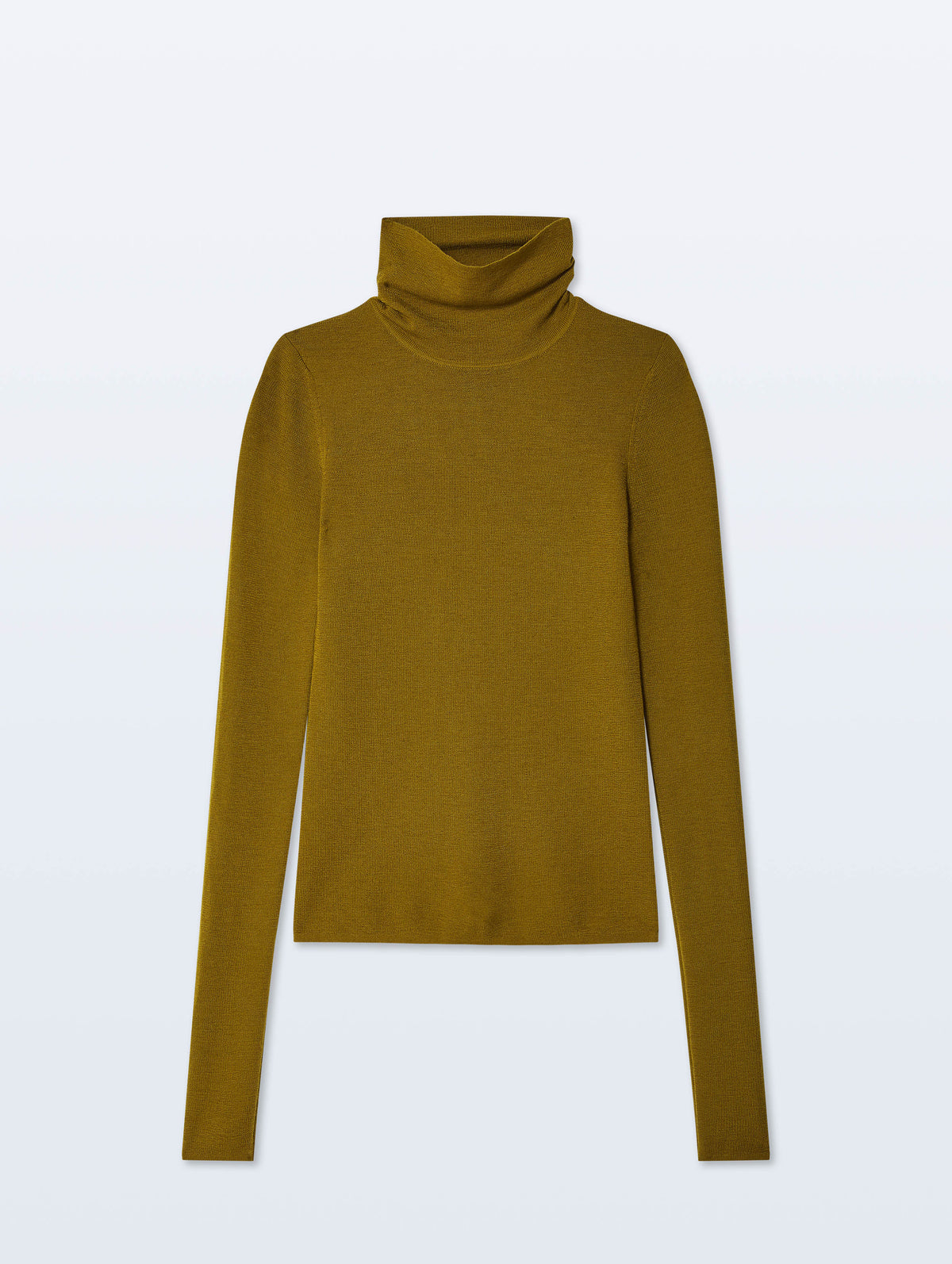 Superfine Merino Turtleneck | Golden Amber