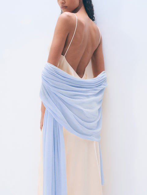Cashmere Travel Wrap | Luxury Travel Scarf | White + Warren