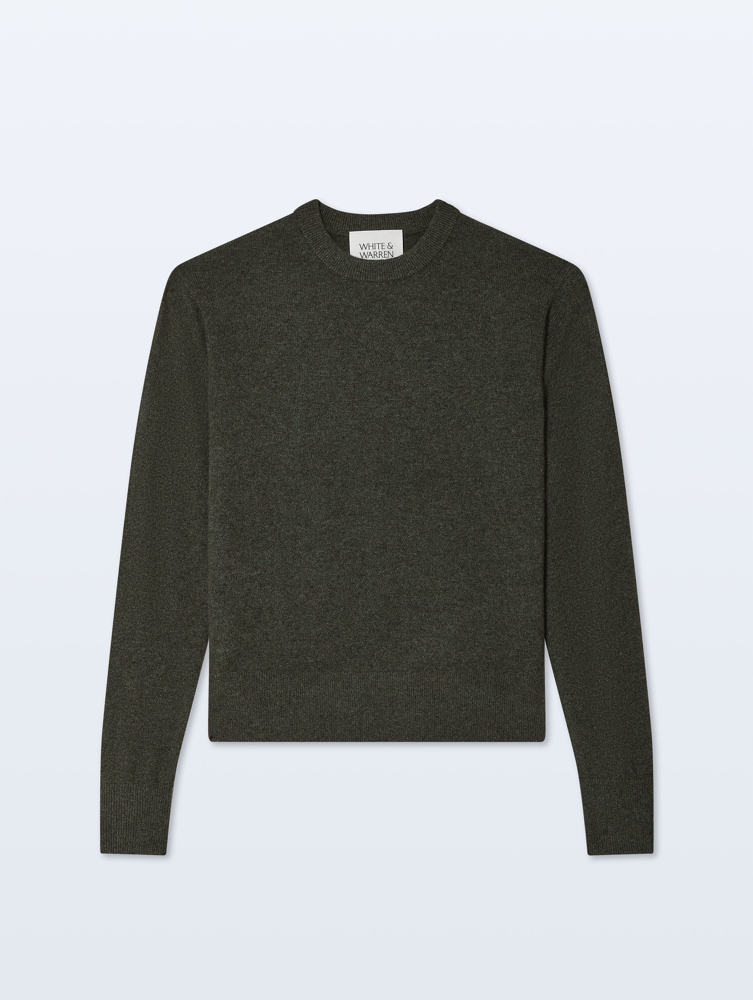 Cashmere Crewneck | Thyme Heather