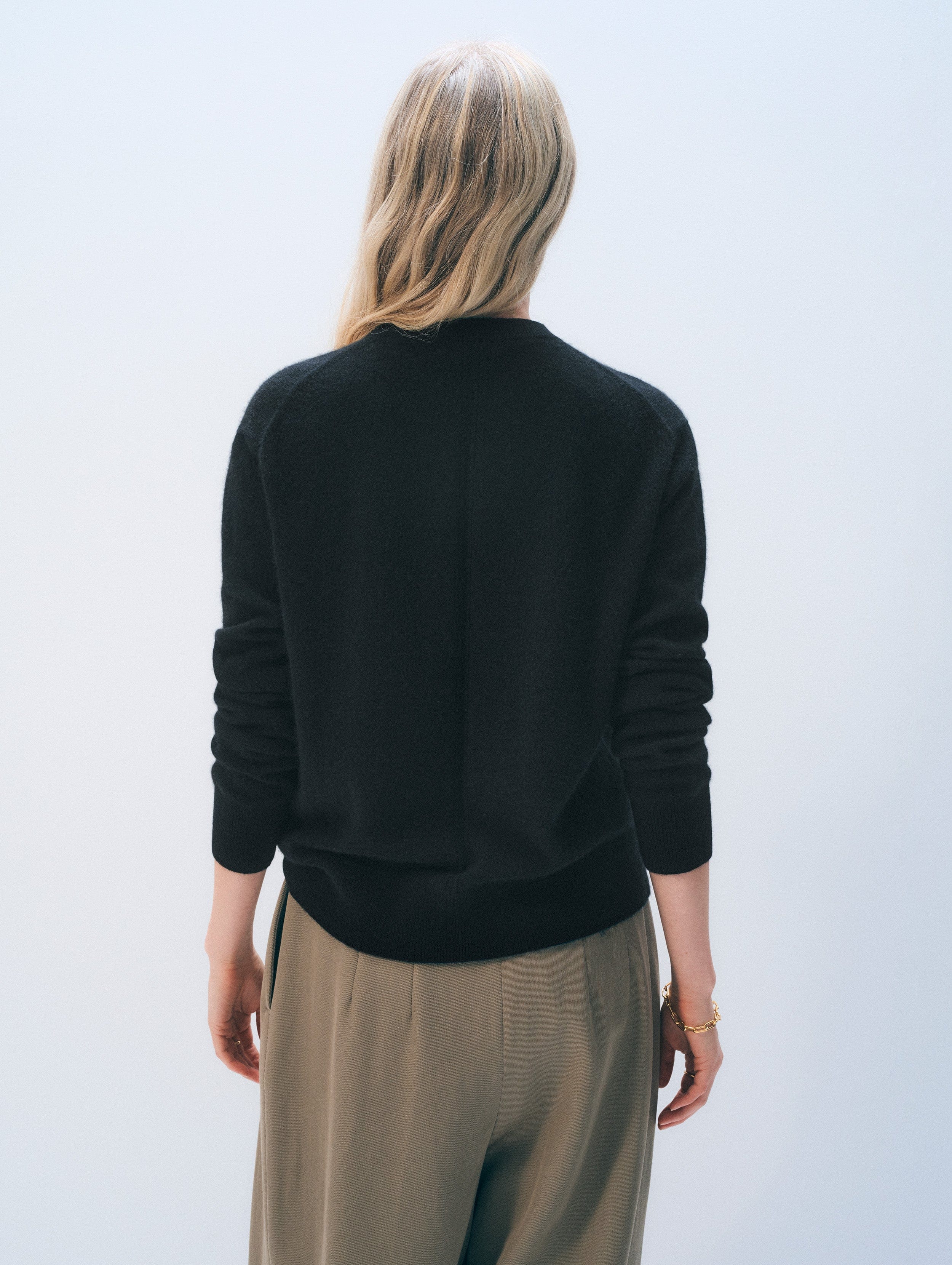 新品タグ付★WHITE+WARREN カシミヤニット　ヘザーグレー White + Warren Women's Cashmere Waffle Standneck Sweater – Saint