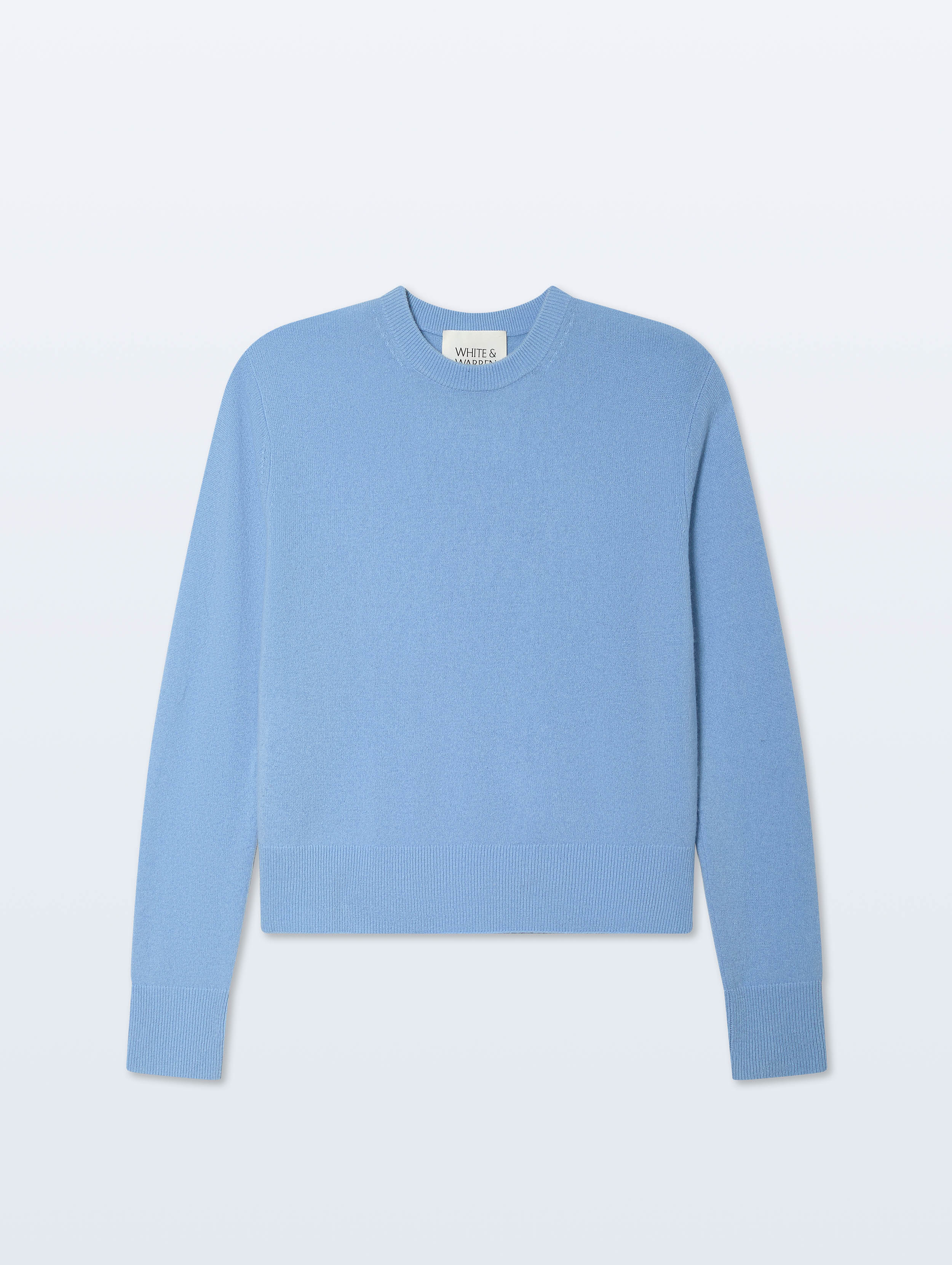 Cashmere Crewneck | Blue Vapor
