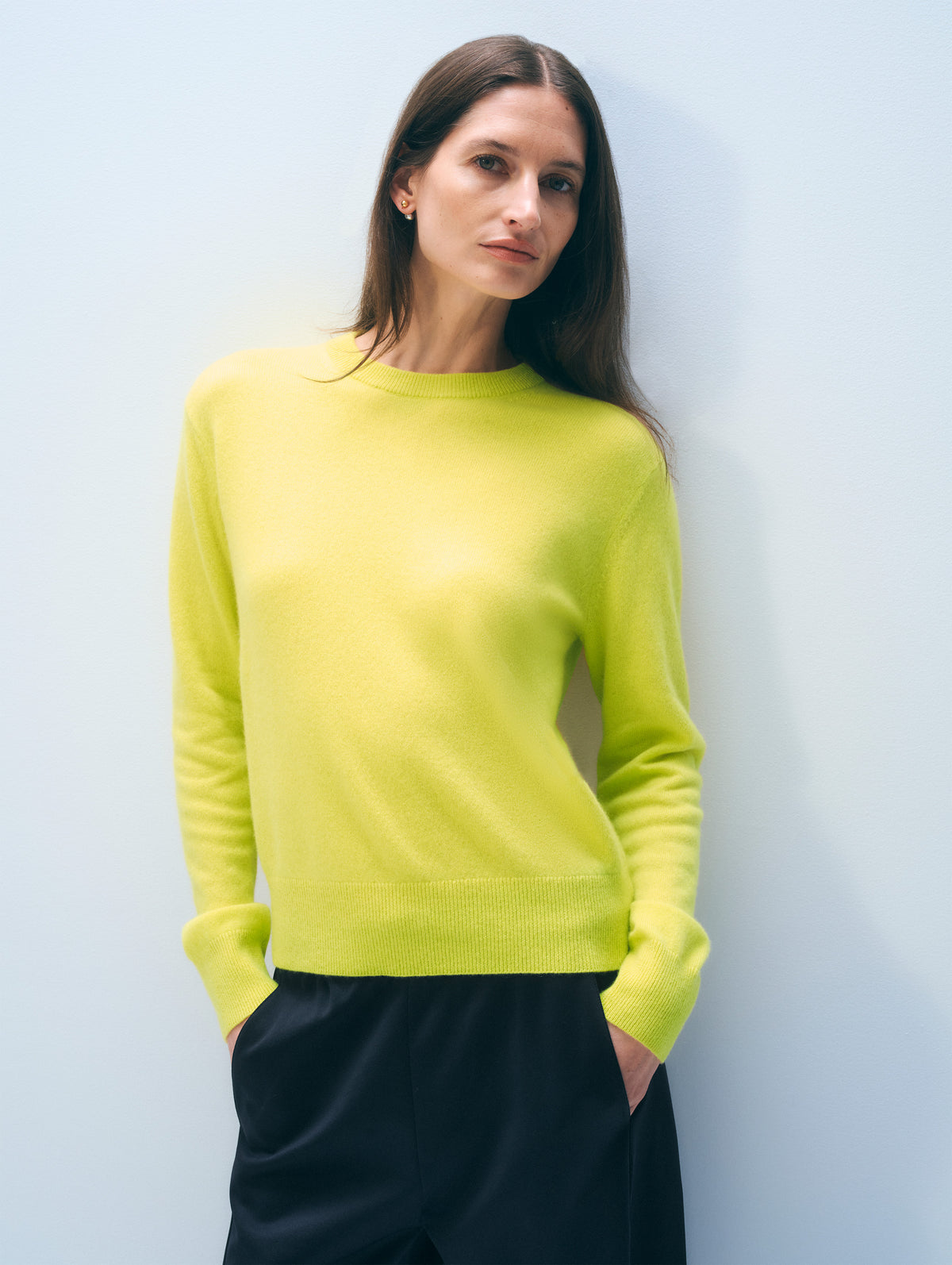 Cashmere Crew | Citric Yellow