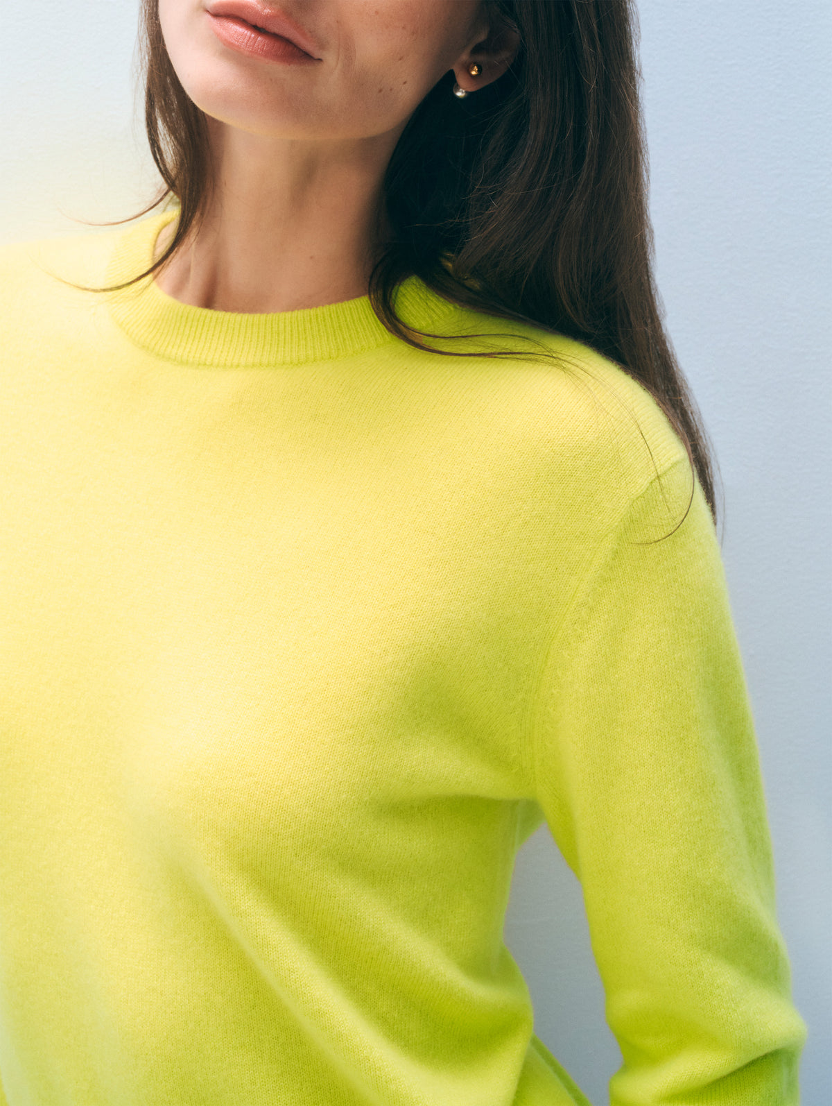 Cashmere Crew | Citric Yellow
