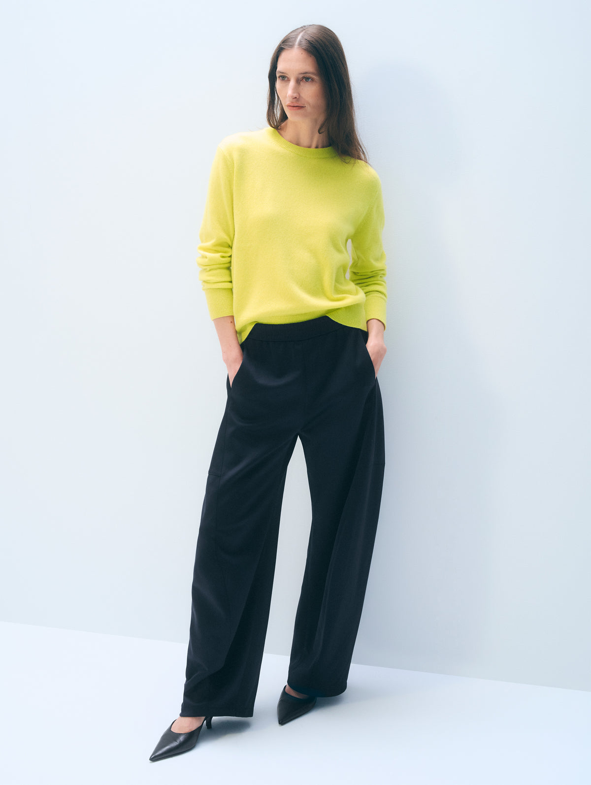 Cashmere Crew | Citric Yellow