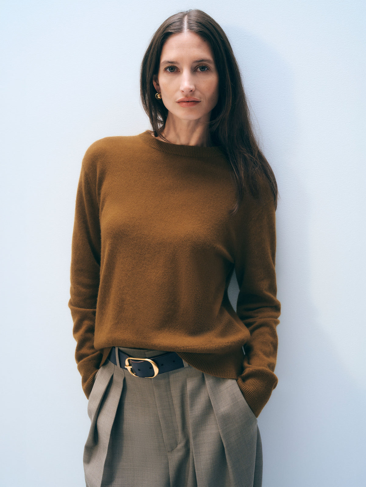 Cashmere Crew | Antique Gold