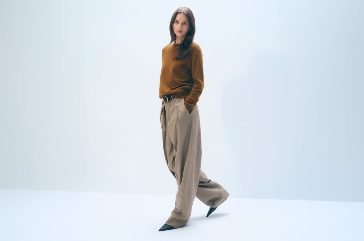 Cashmere Crew | Antique Gold