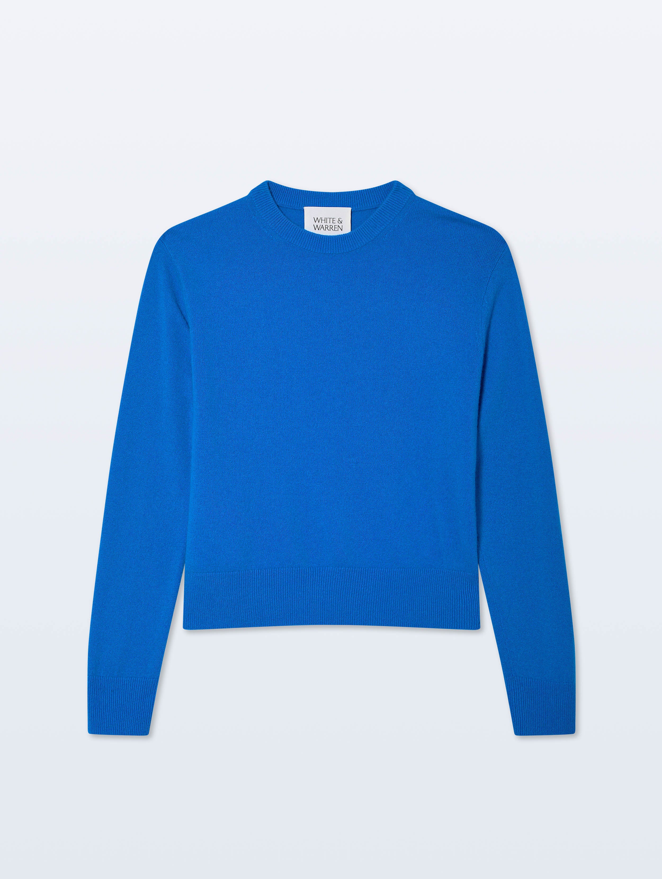 Cashmere Crewneck | Bright Azure