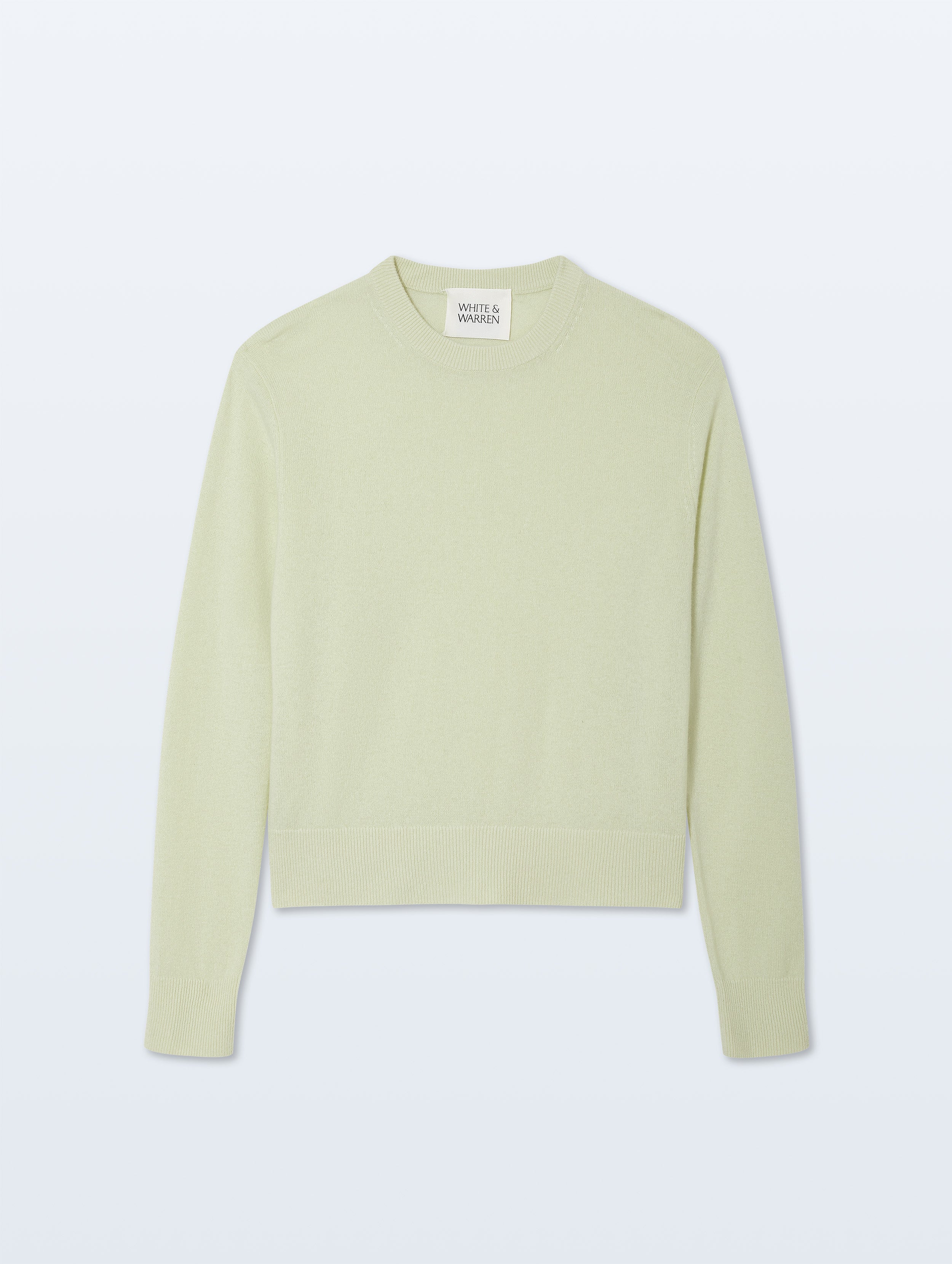 Cashmere Crewneck | Pale Pistachio
