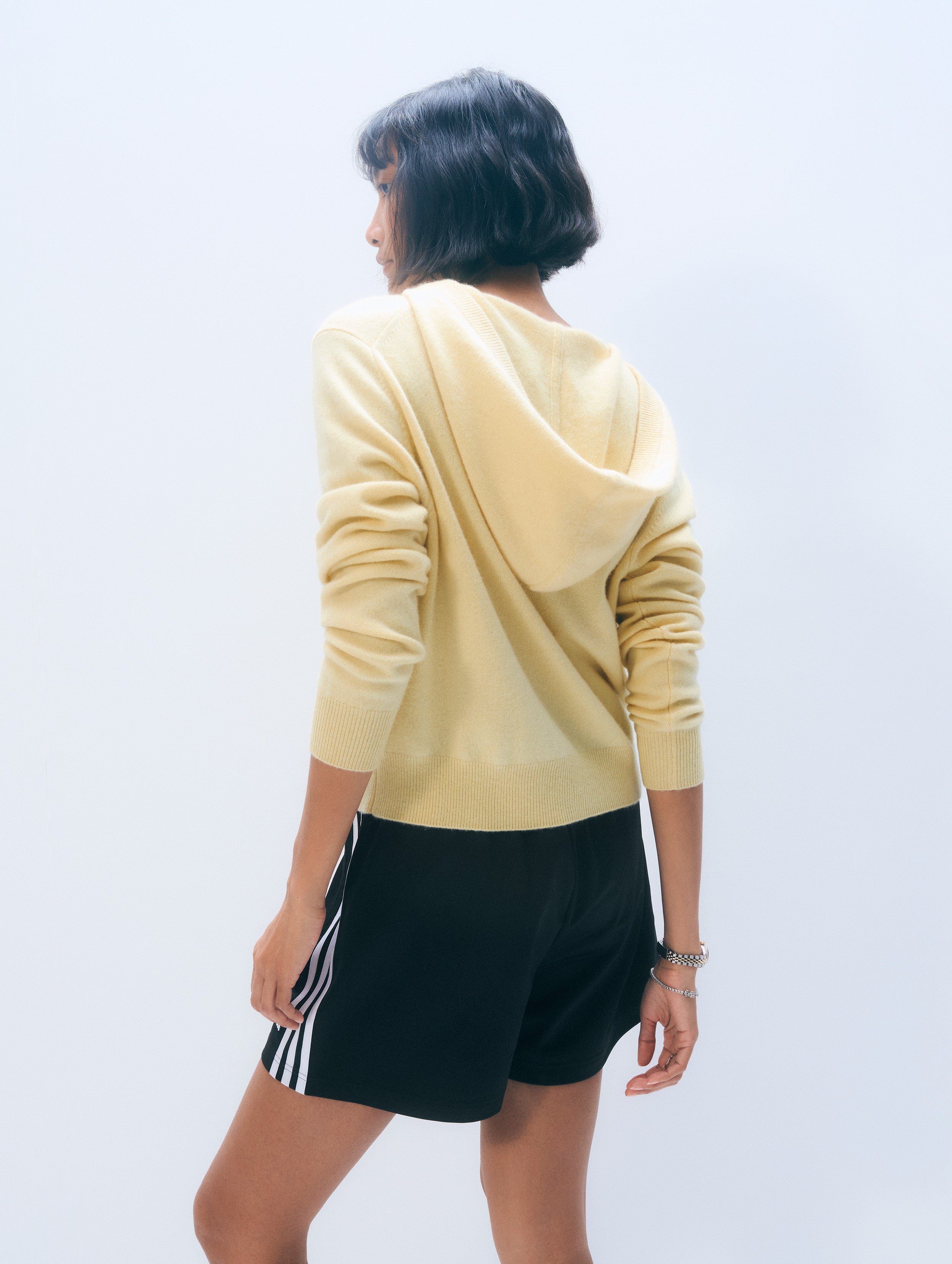 Cashmere Varsity Hoodie | Lemonade