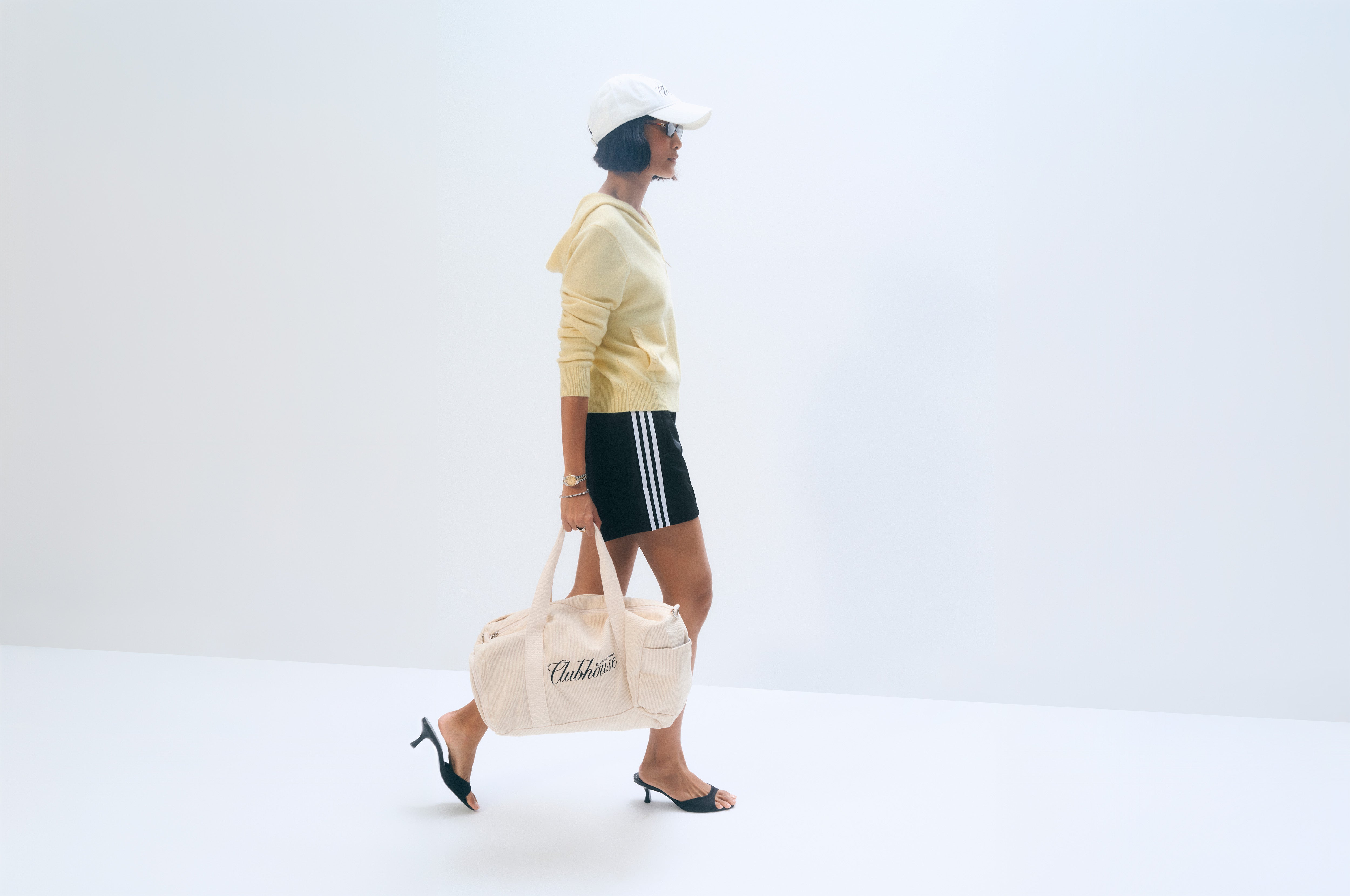 Cashmere Varsity Hoodie | Lemonade