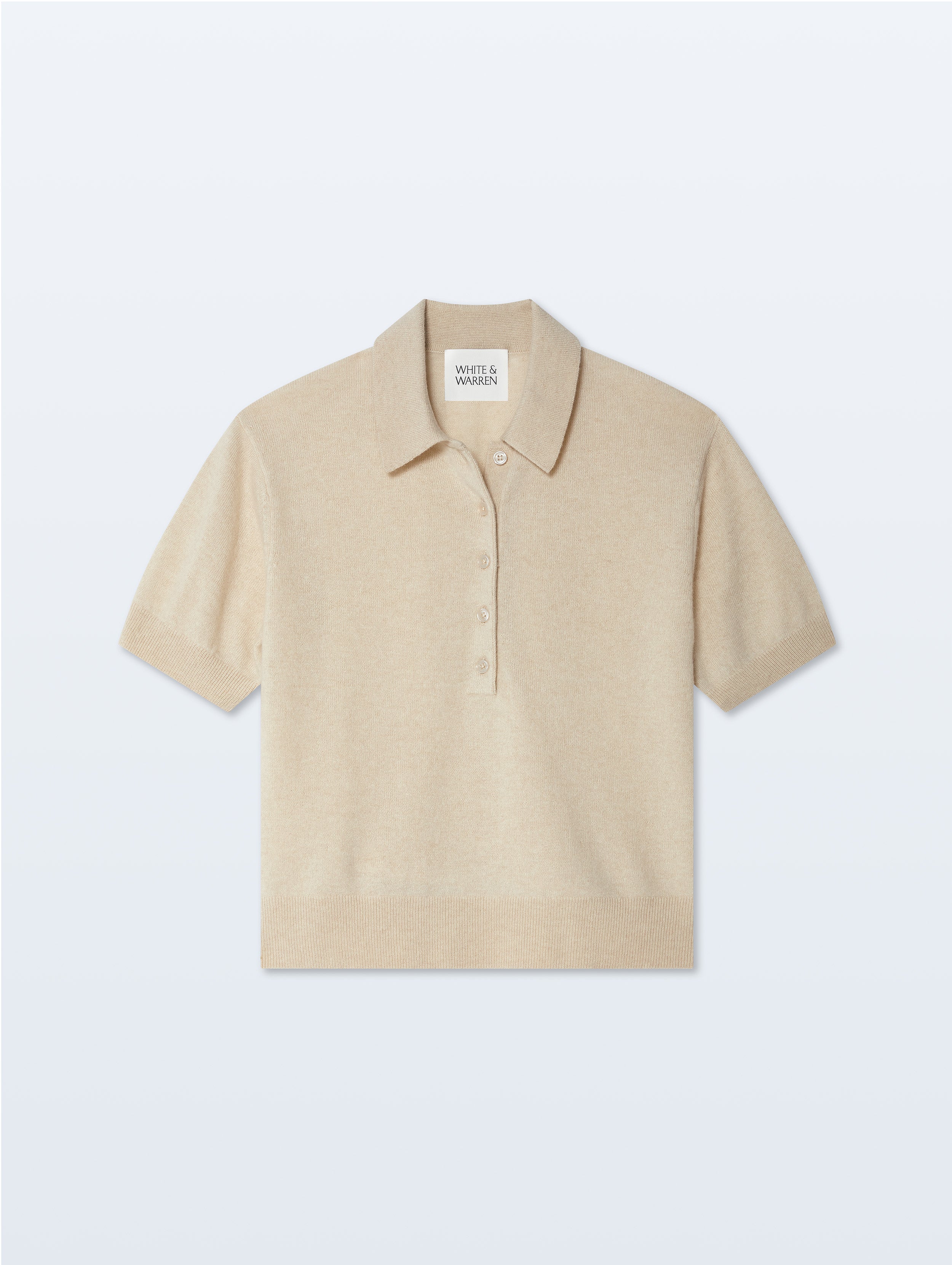 Cashmere Button Polo